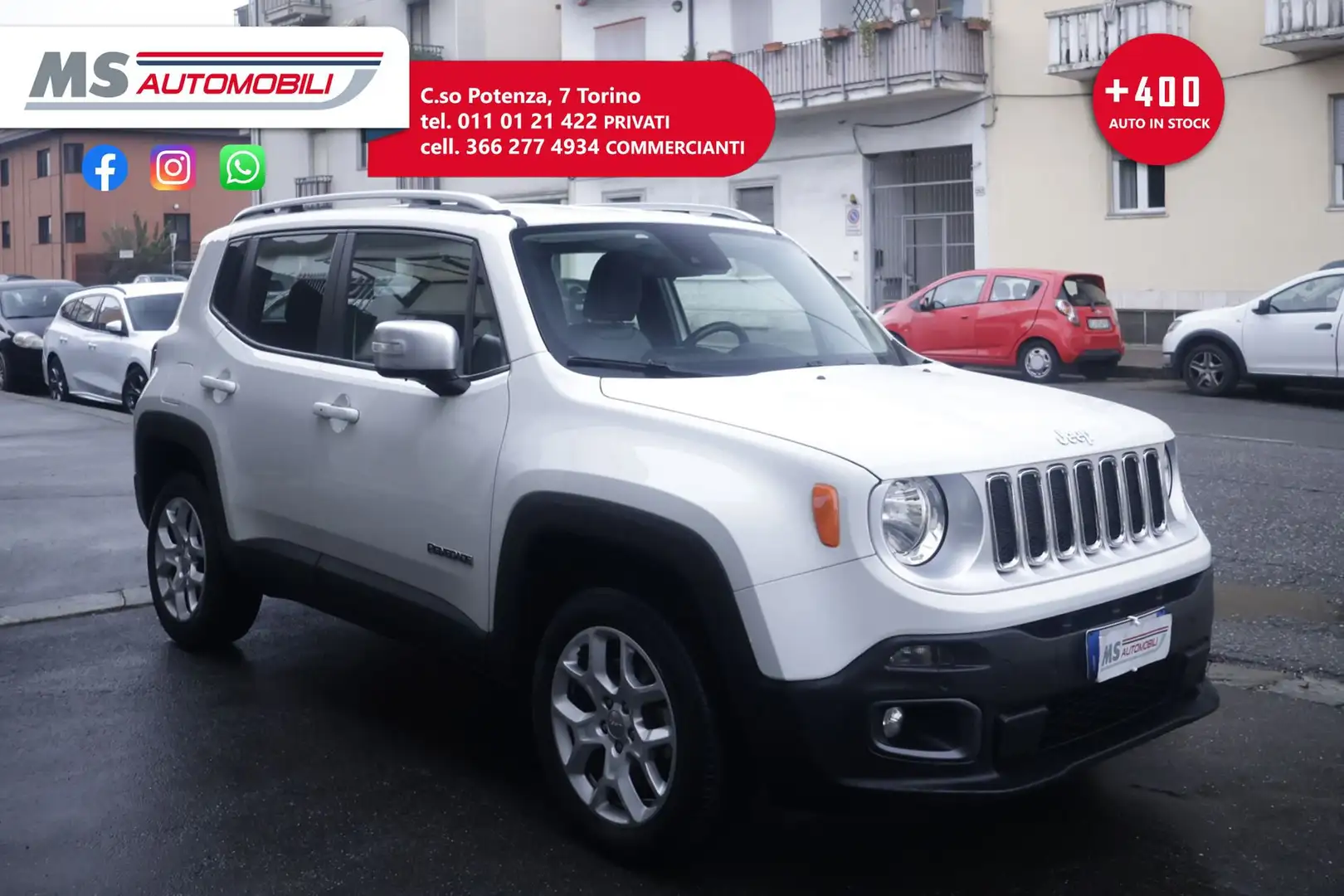 Jeep Renegade Jeep Renegade 2.0 Mjt 140CV 4WD Active Drive Limi Bianco - 1