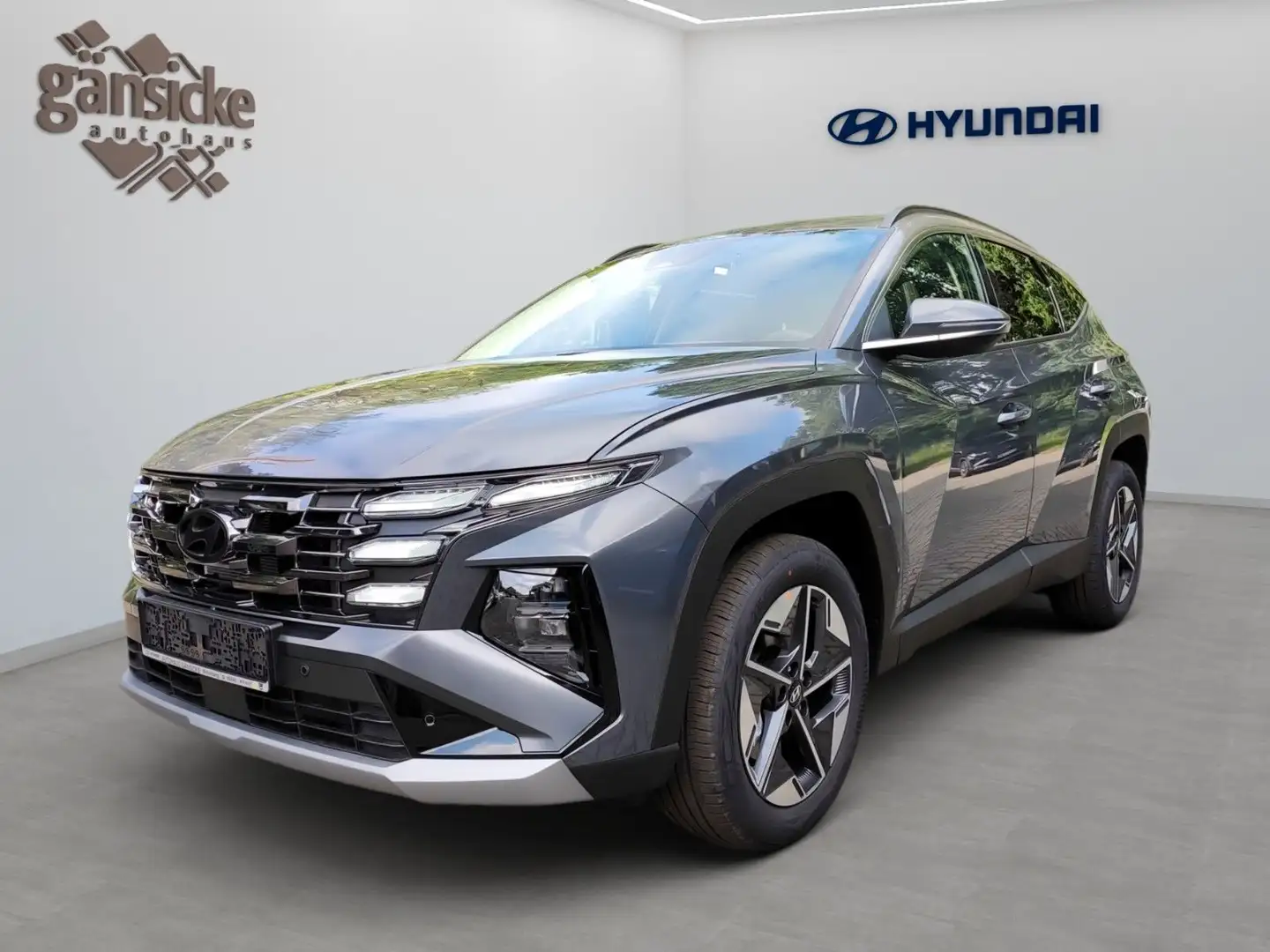 Hyundai TUCSON 1.6 T-GDI Hybrid Trend Auto Krell und LED Grau - 1