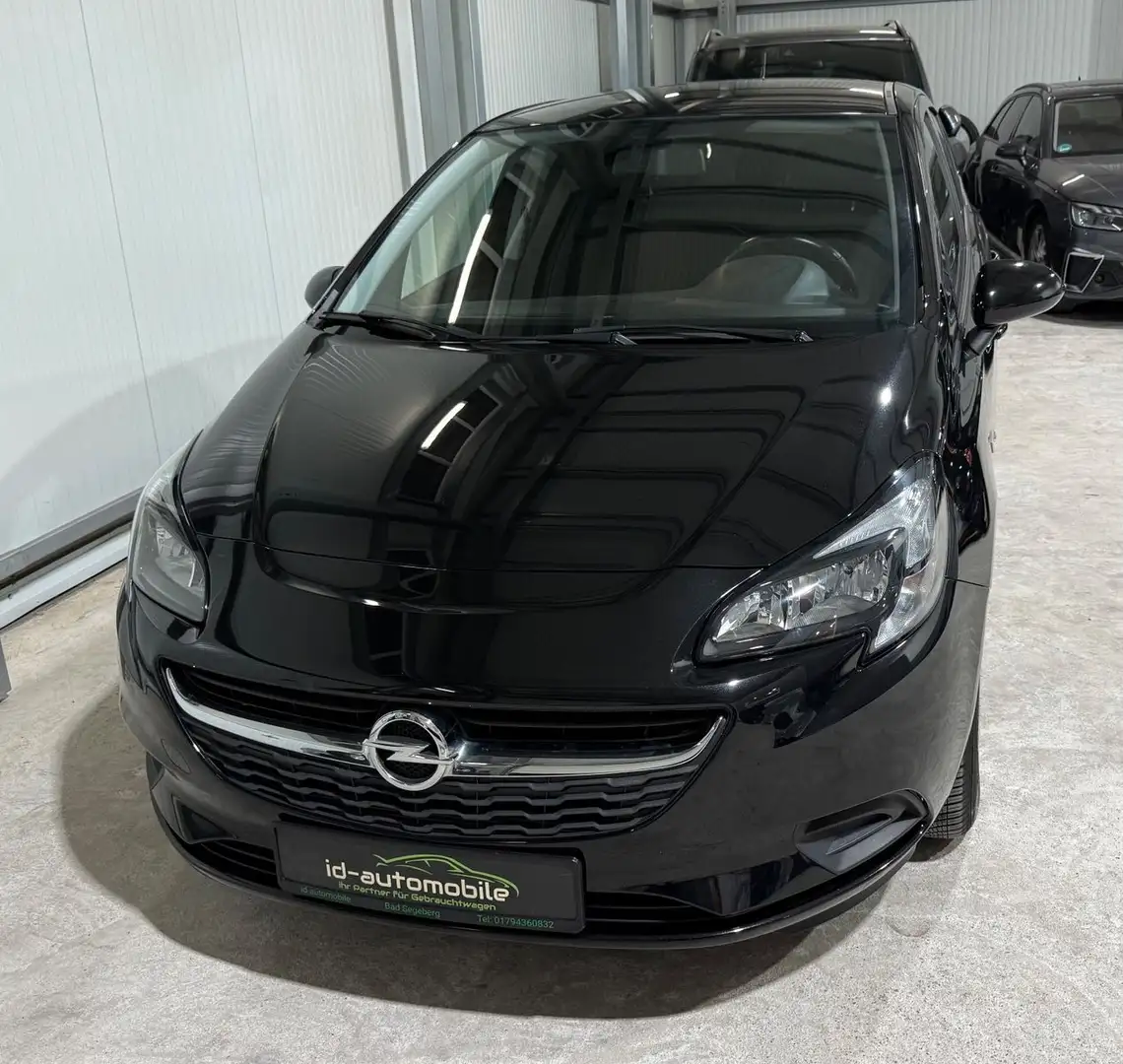 Opel Corsa E Edition Automatik, wenig KM, SHZ, PDC Noir - 1