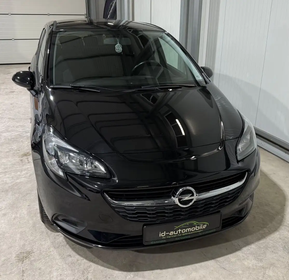 Opel Corsa E Edition Automatik, wenig KM, SHZ, PDC Noir - 2