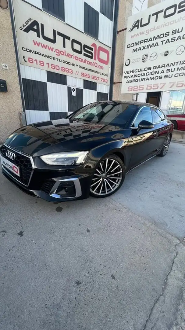 Audi A5 190cv s line full Zwart - 1