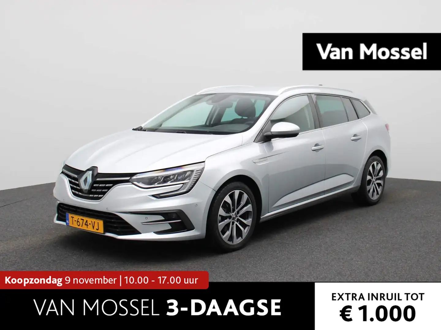 Renault Megane Estate 1.3 TCe 140PK Techno | Trekhaak | Navigatie Grijs - 1