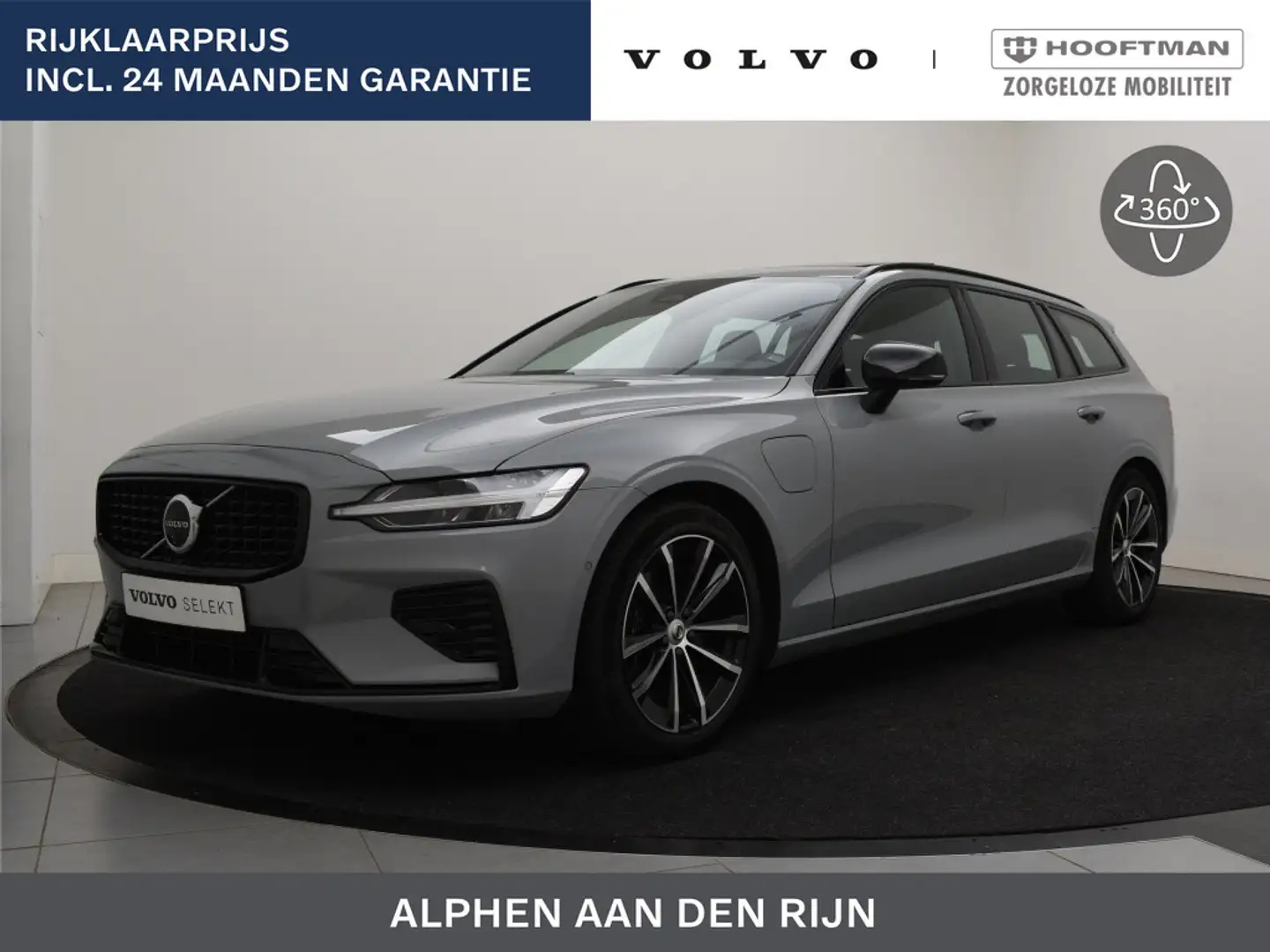 Volvo V60 T6 PLUG-IN HYBRID PLUS DARK SCHUIFDAK 360GR CAM HA Gris - 1