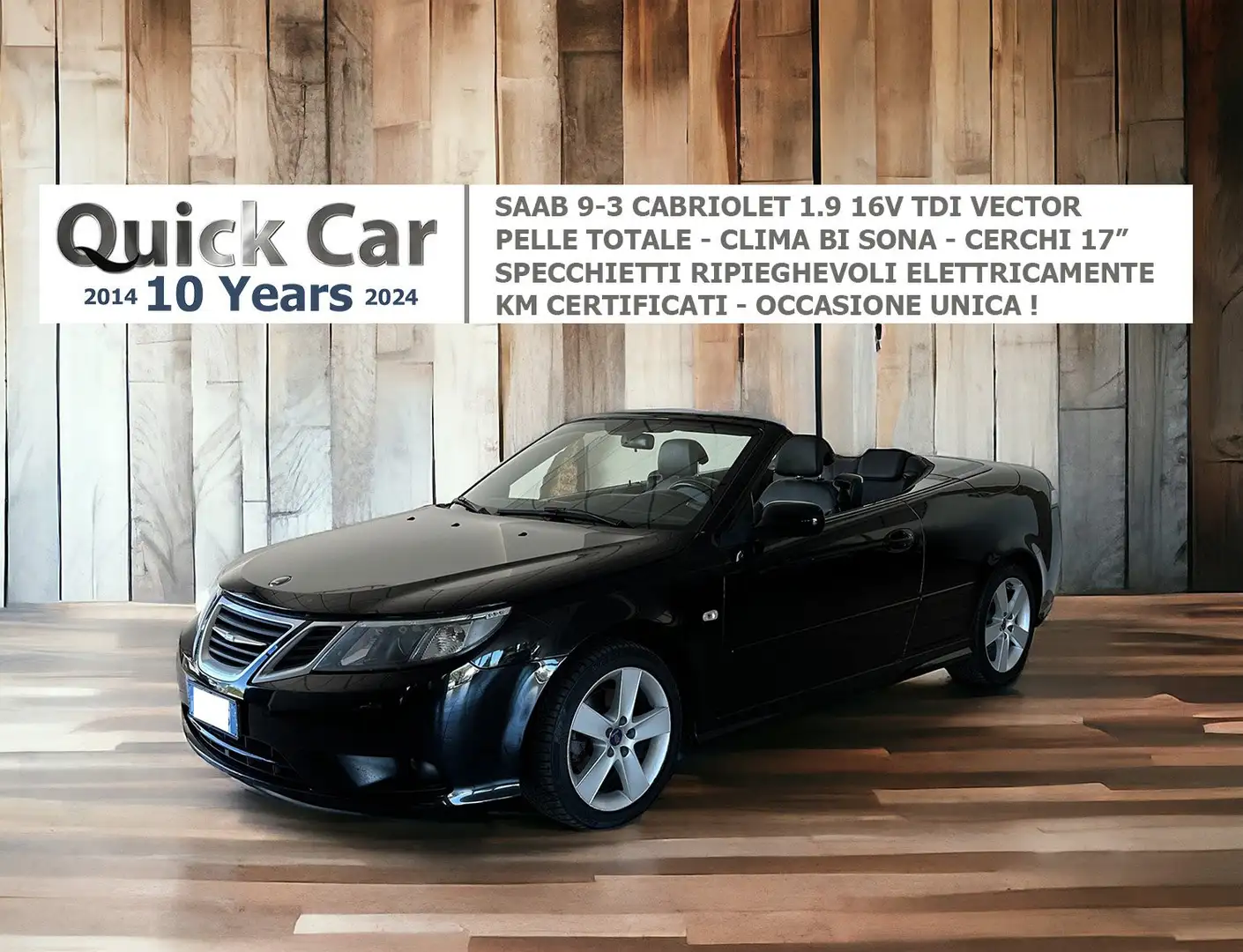 Saab 9-3 Cabrio 1.9 tid 16v Vector,UNIPROPRIERIO,"PERFETTA" - 1