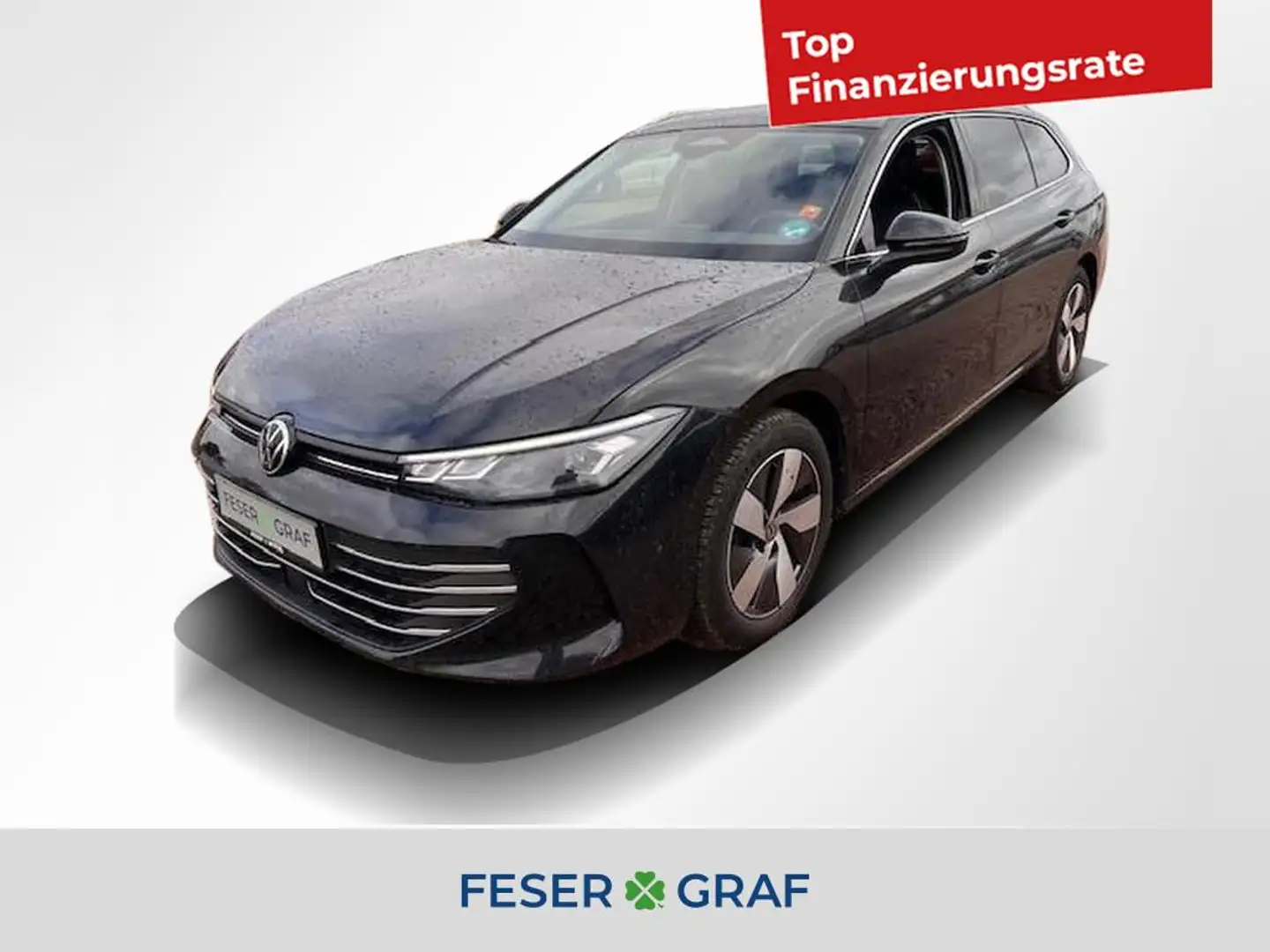 Volkswagen Passat 2.0 TDI Business DSG AHK+TrailerAss/4xKamera Schwarz - 1