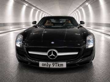 SLS AMG Roadster V8 6.2 nur only 9Tkm schwarz Verdeck beige