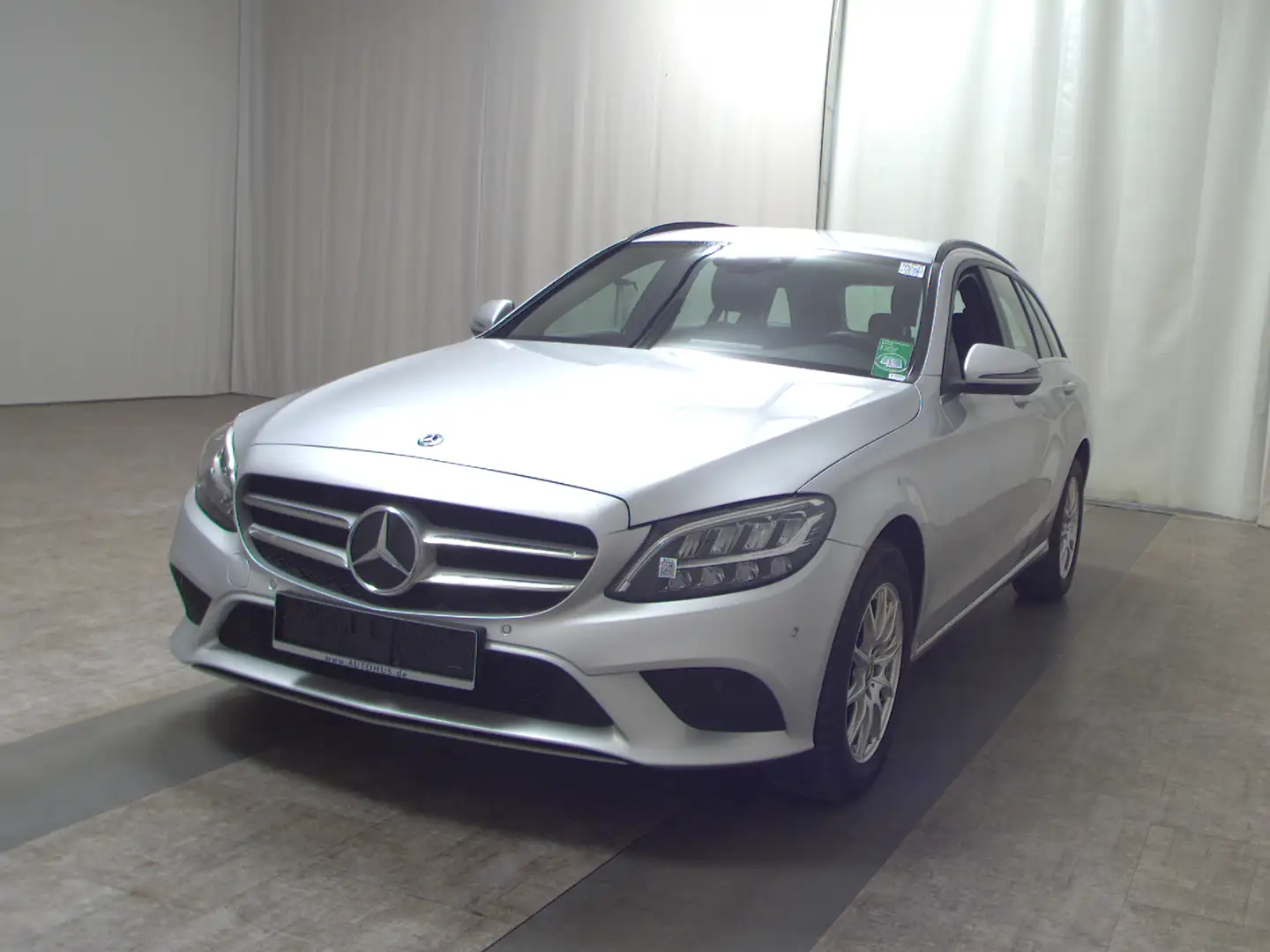Mercedes-Benz C 200 T d T AHK Navi LED ACC KeyLess AUT Silber - 2