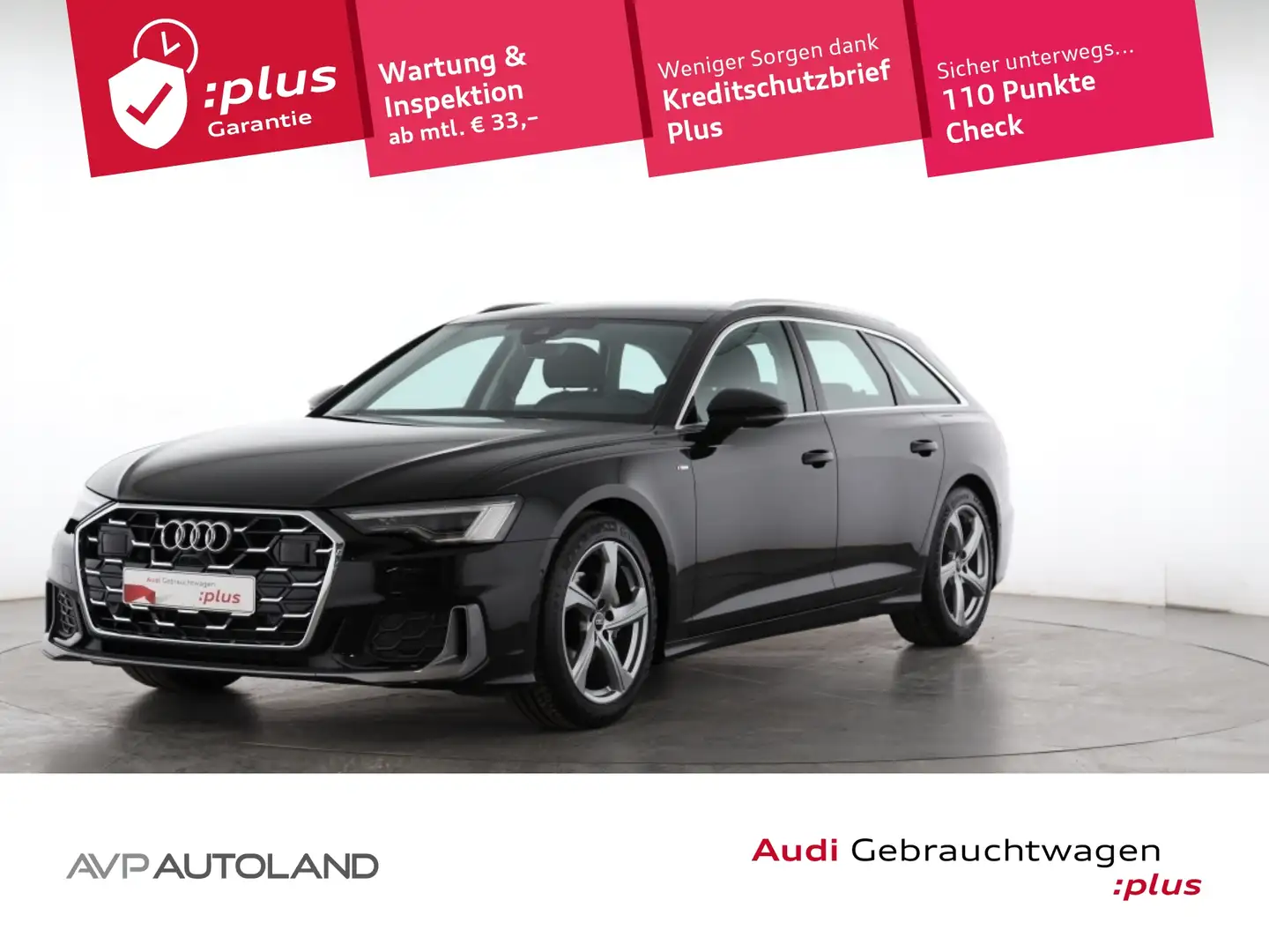 Audi A6 Avant 40 TDI S tronic design S line AHK|PANO Schwarz - 1