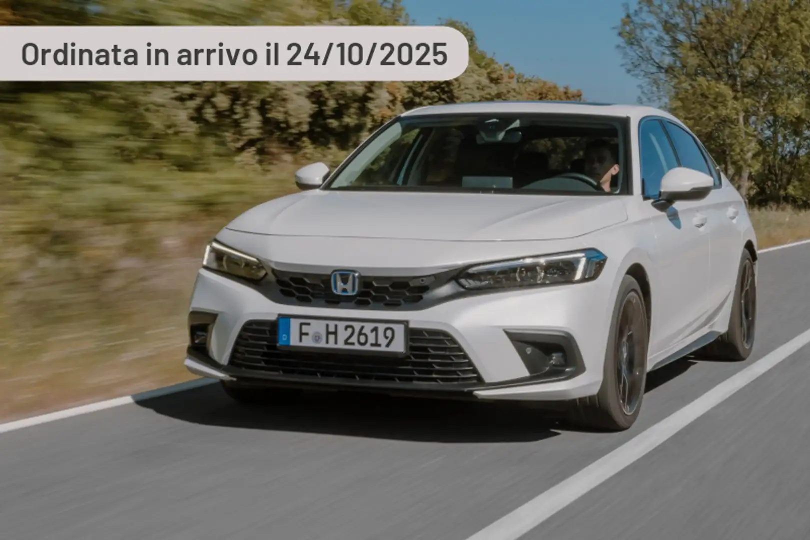 Honda Civic 2.0 Hev eCVT Elegance Argento - 2