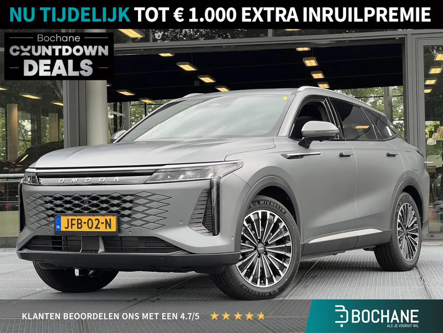 Omoda 9 Premium | 7 JAAR FABRIEKSGARANTIE | DEMO Šedá - 1