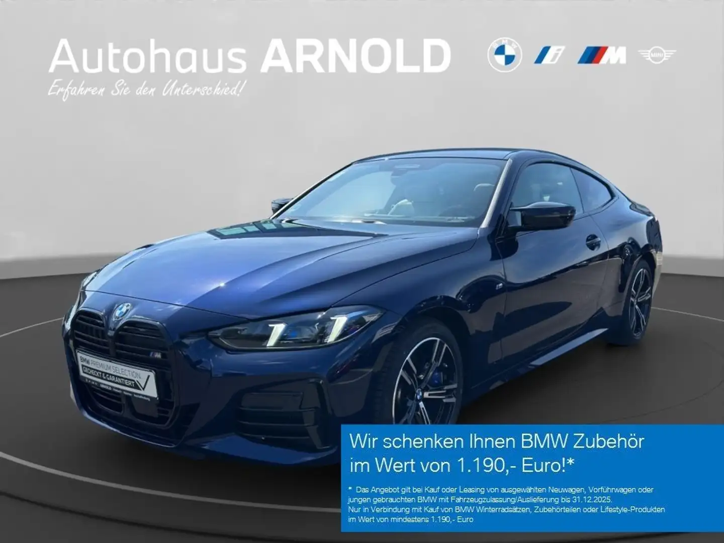BMW 440 M440i xDrive Coupé UPE:90.120,- HK-HiFi Komfortzug Blau - 1