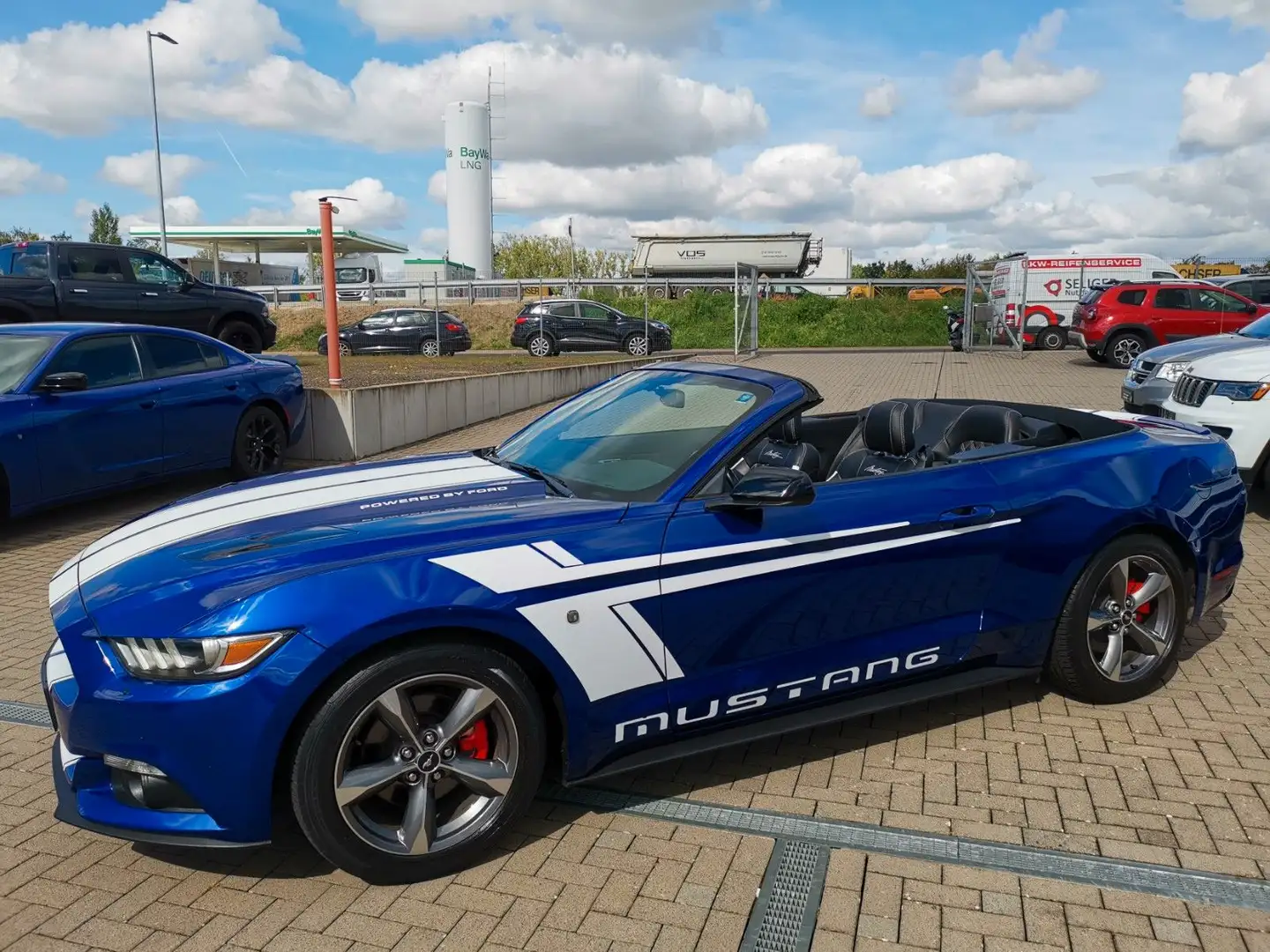 Ford Mustang -3,7L-V6-Cabrio-Kamera-Automatik-BRC-LPG Blue - 2