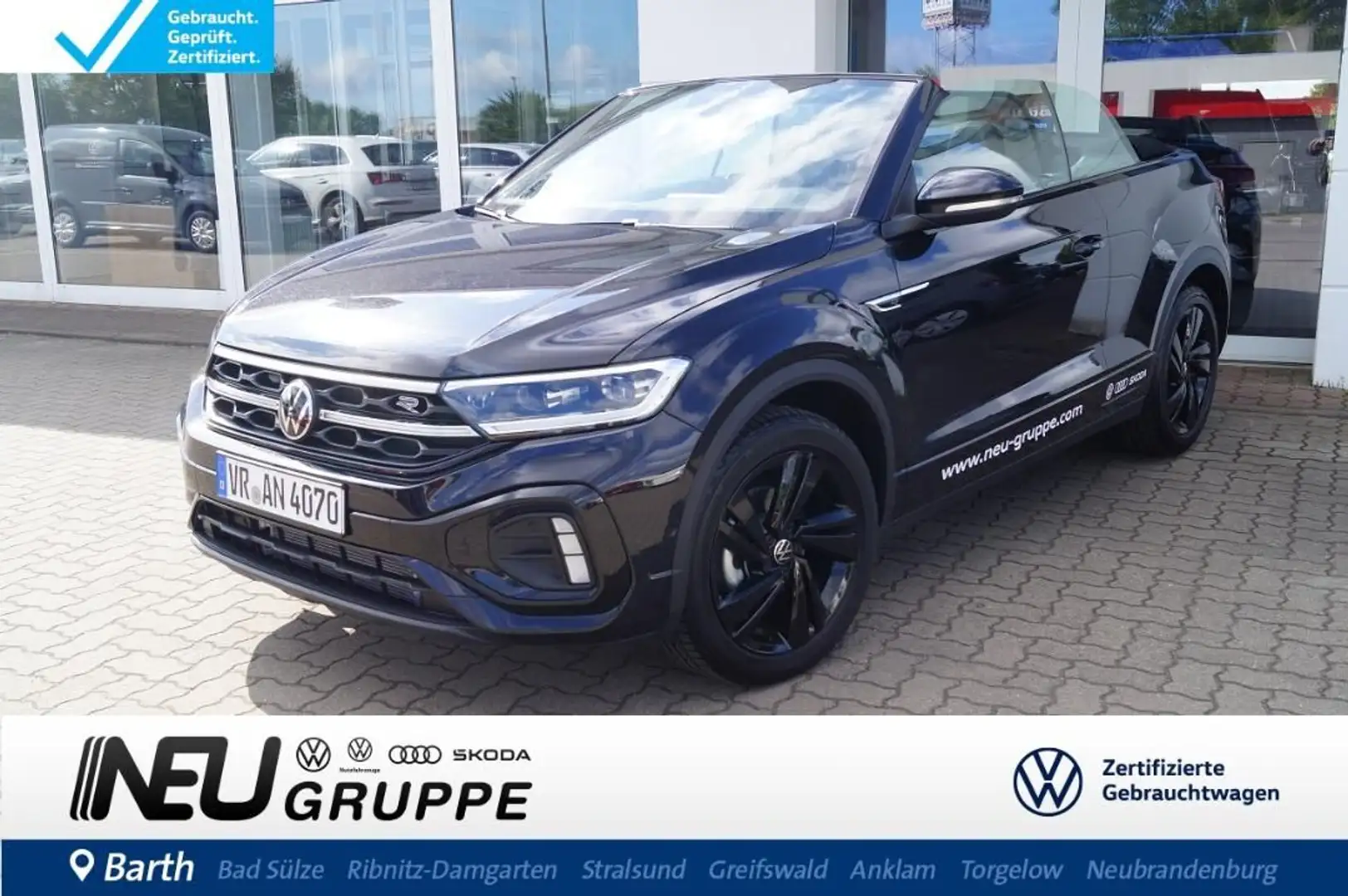 Volkswagen T-Roc Cabriolet R-Line 1.5 TSI DSG Black Style A Schwarz - 1