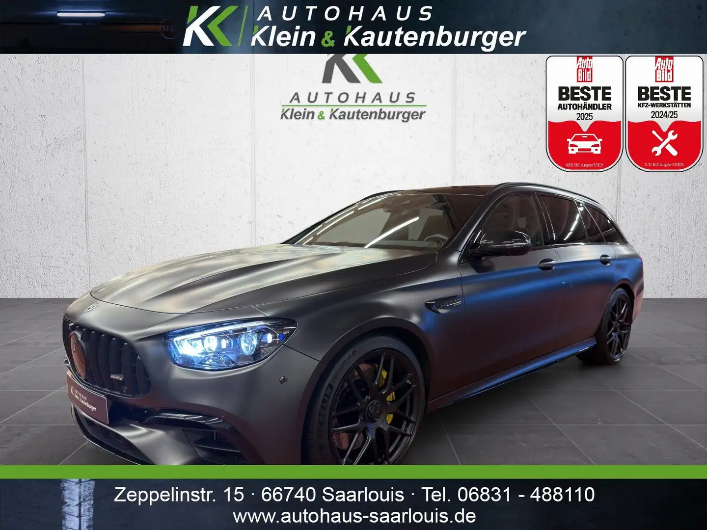 Mercedes-Benz E 63 AMG E63S T 4M+FINAL EDITION+ SONDERZINS 1,99% !!! Gris - 1