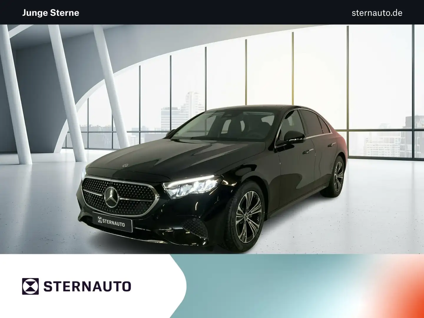 Mercedes-Benz E 220 E 220 d Limo AVANTGARDE Pano DISTRO KEYLESS 360° Schwarz - 1