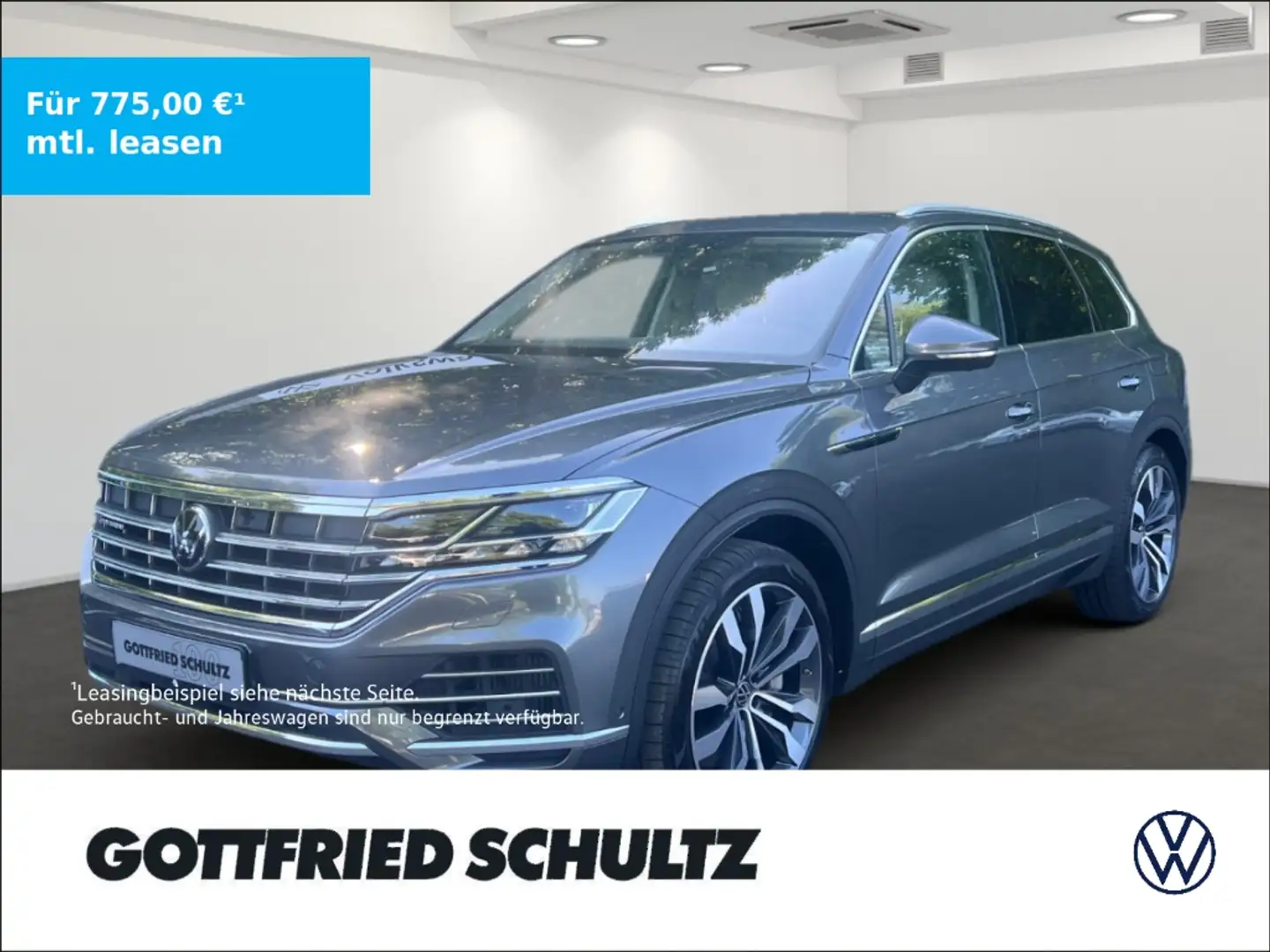 Volkswagen Touareg 3.0 eTSI AHK PANO ACC KAMERA Grau - 1