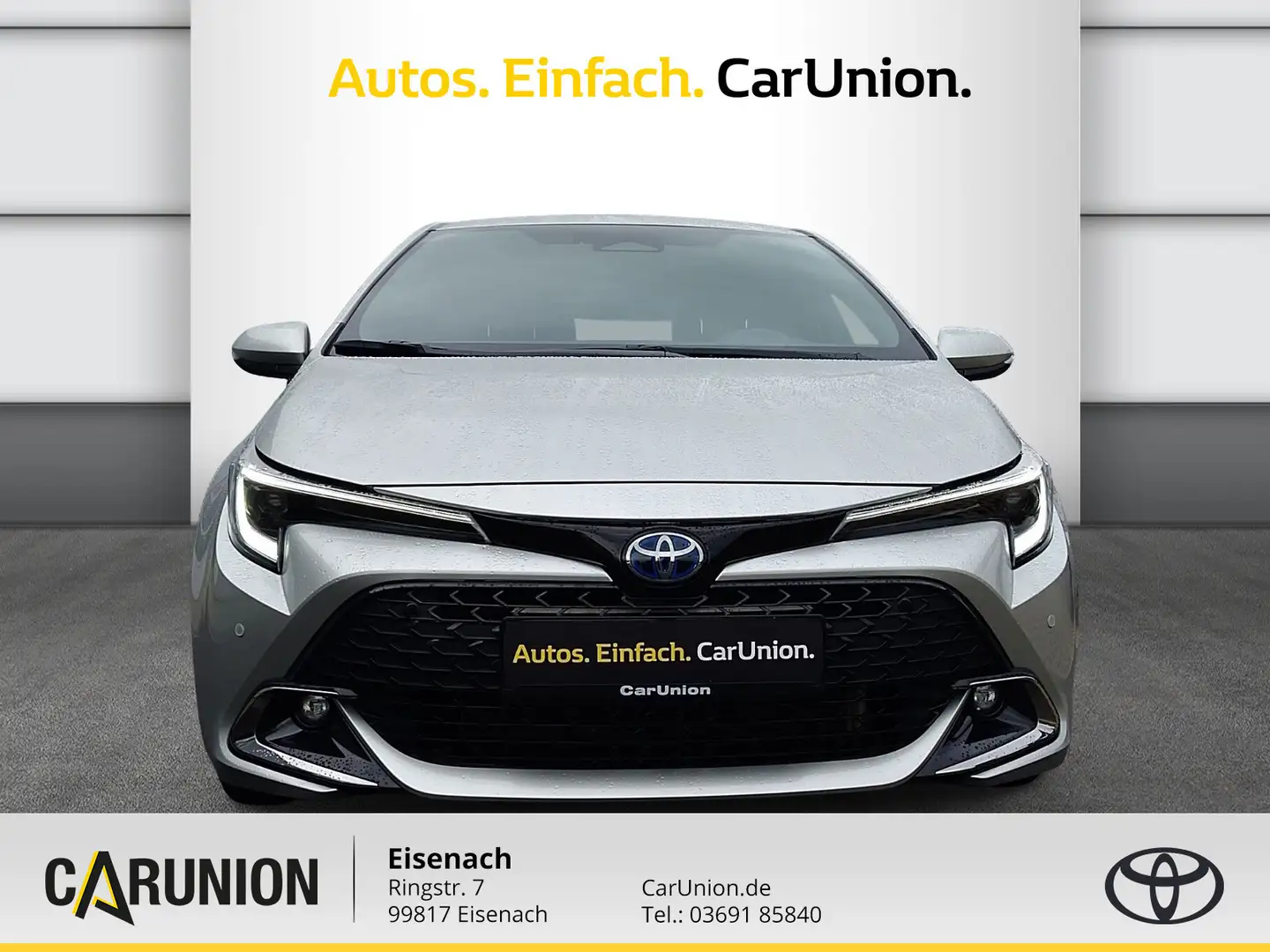 Toyota Corolla Hybrid Team D LED/NAVI/ Apple Car/ Argent - 2