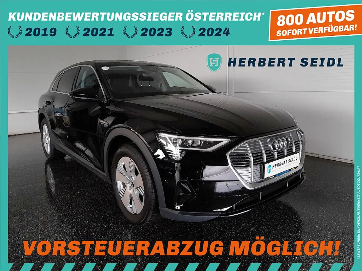 Audi e-tron 50 quattro *LUFTFEDERUNG / VIRTUELL / LED / NAV... Fekete - 1