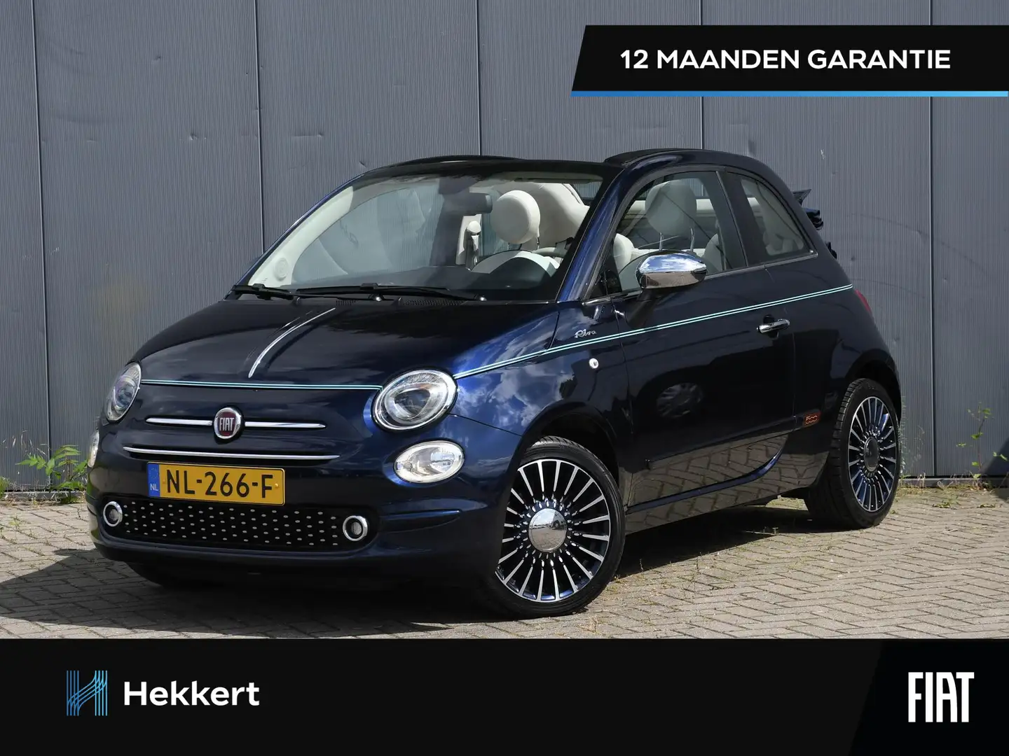 Fiat 500C Riva 0.9 TwinAir Turbo 105pk NAVI | CRUISE | CLIMA Azul - 1