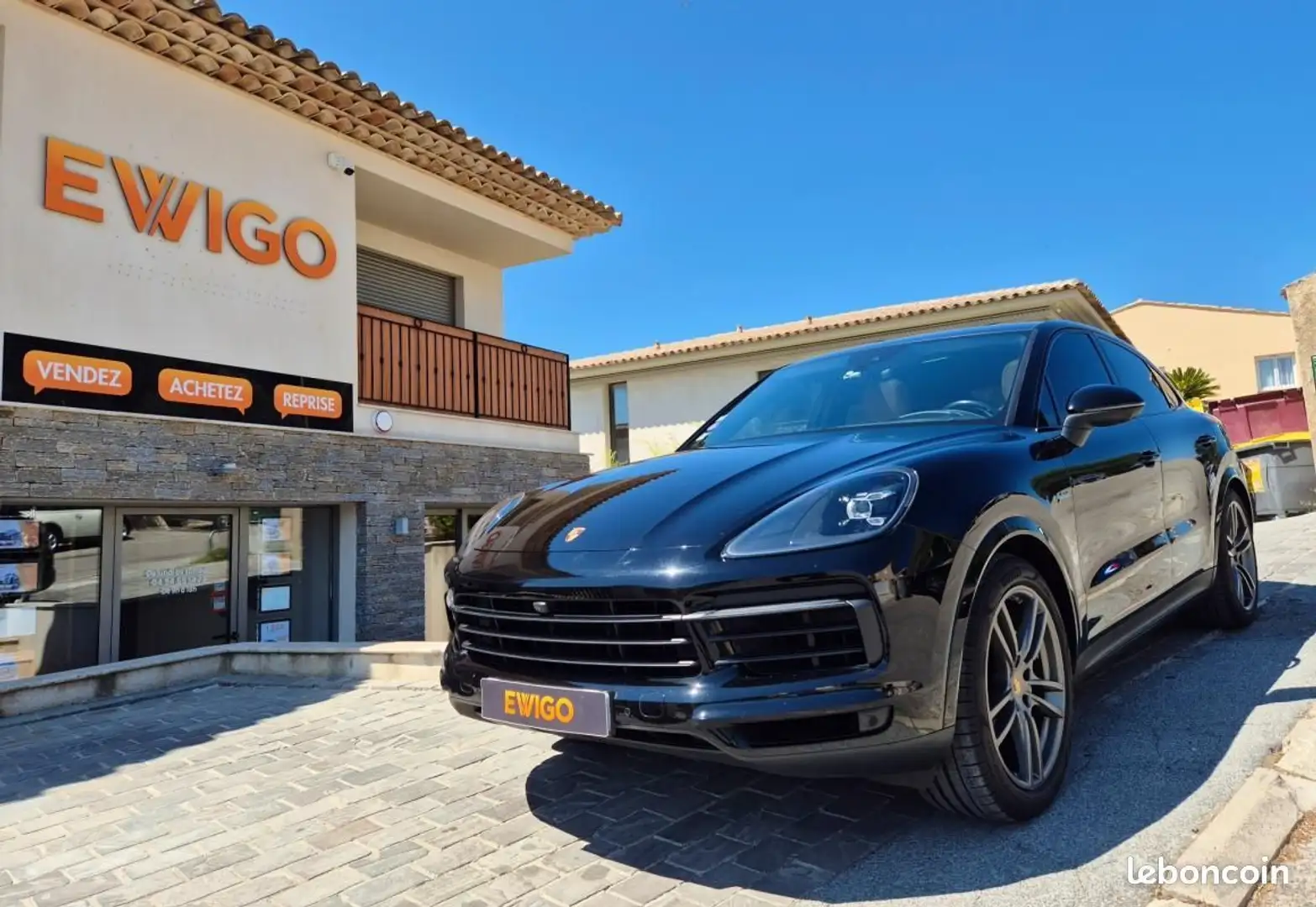 Porsche Cayenne Coupé E-HYBRID 3.0 V6 462ch Tiptronic S BVA APPROV Noir - 1