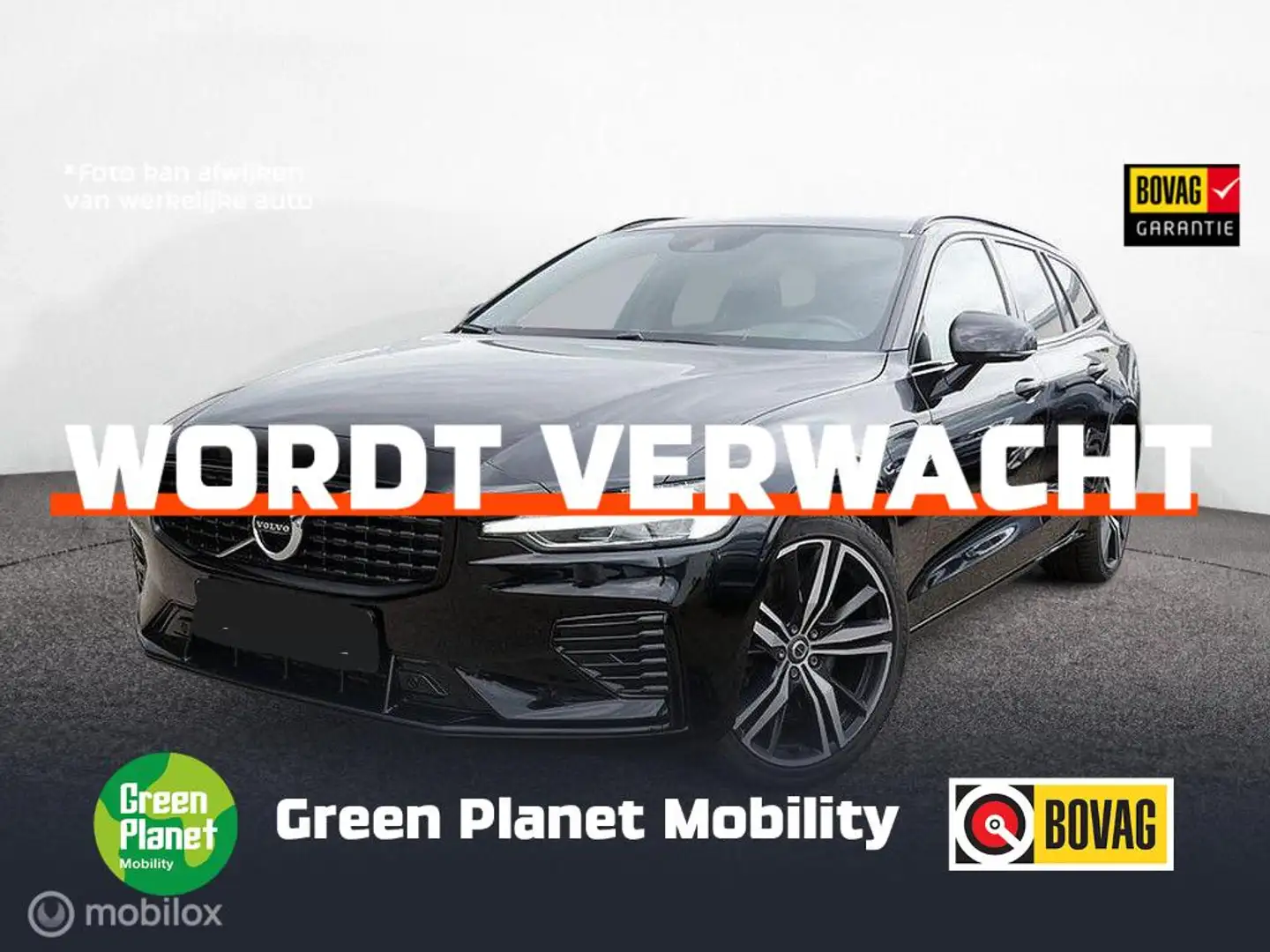 Volvo V60 2.0 T6 Recharge AWD R-Design|Trekhaak|Leder Zwart - 1