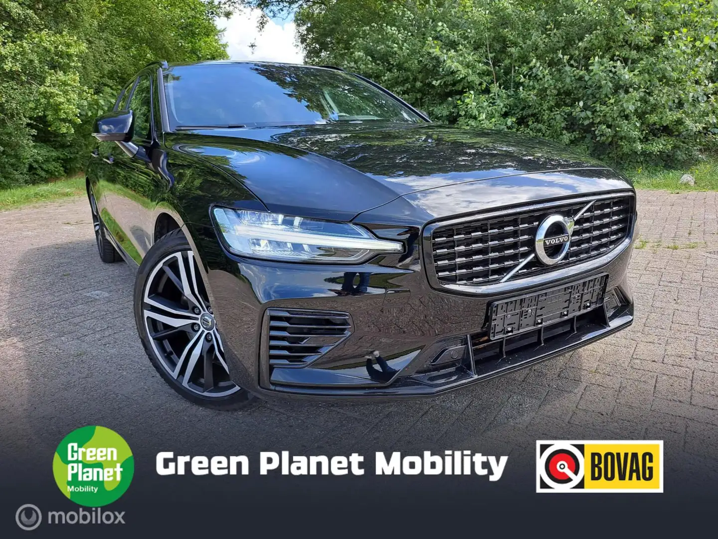 Volvo V60 2.0 T6 Recharge AWD R-Design|Trekhaak|Leder Schwarz - 1