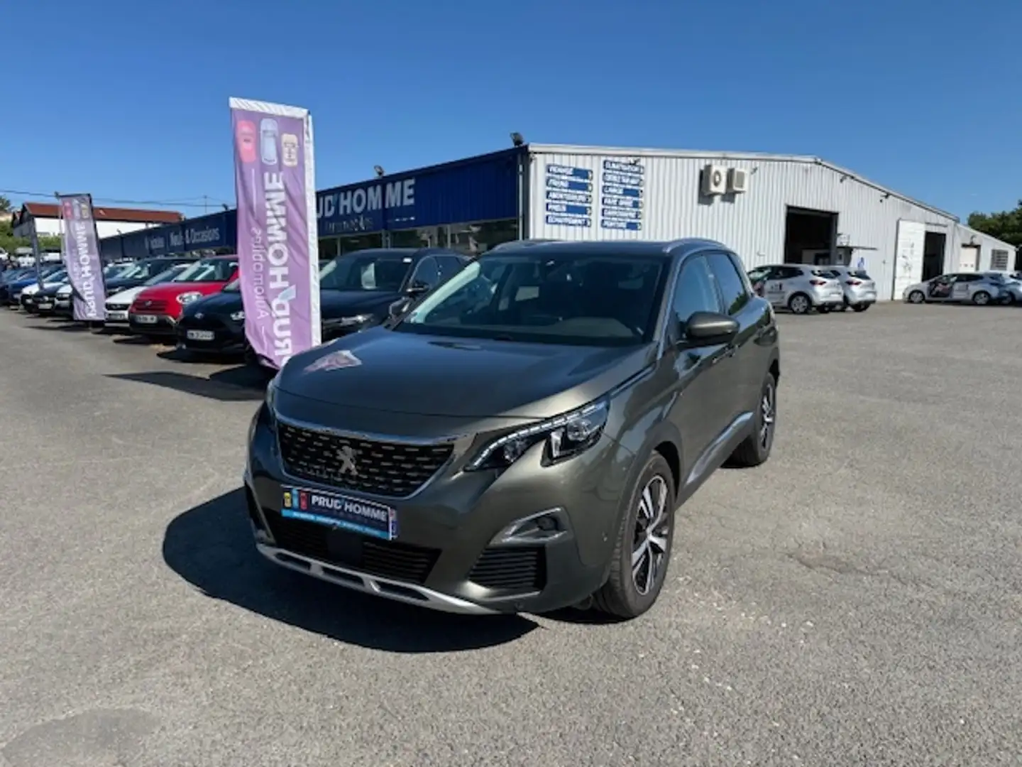 Peugeot 3008 1.2 PURETECH 130CH ALLURE S\u0026S EAT8 FULL OPTIO Gris - 1