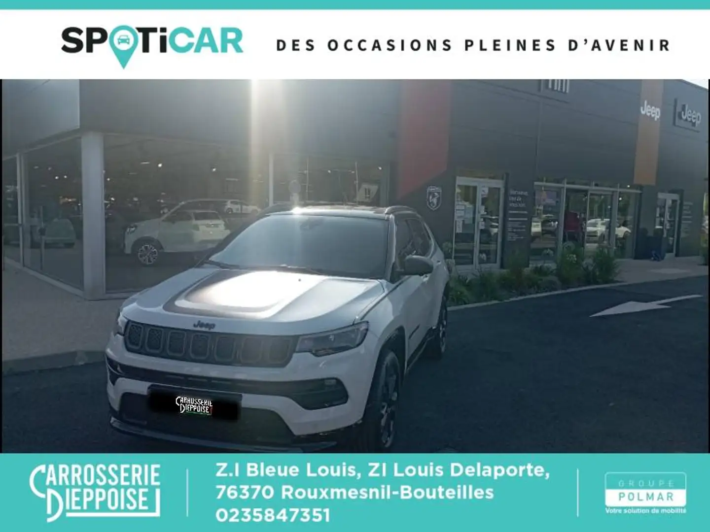 Jeep Compass 1.3 GSE T4 150ch 80th Anniversary 4x2 BVR6 Blanc - 1