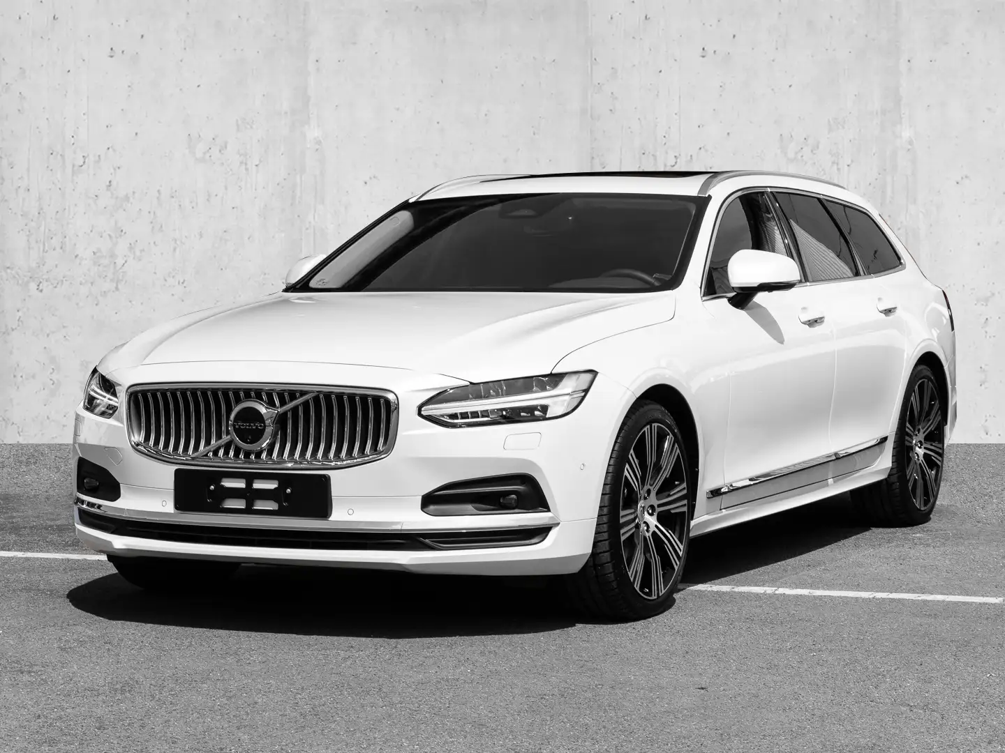 Volvo V90 Kombi B4 (Diesel) Mild-Hybrid Ultimate Bright Weiß - 2