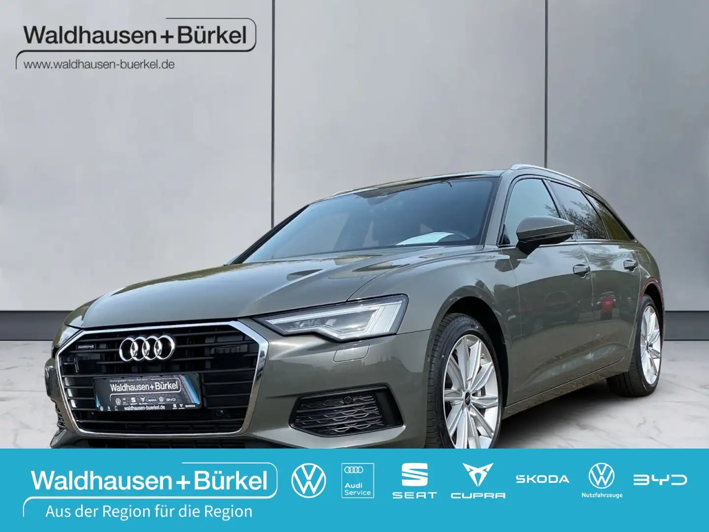 Audi A6 Avant 50 TFSIe quattro+Matrix+Navi+RFK+B&O+ACC Gris - 1