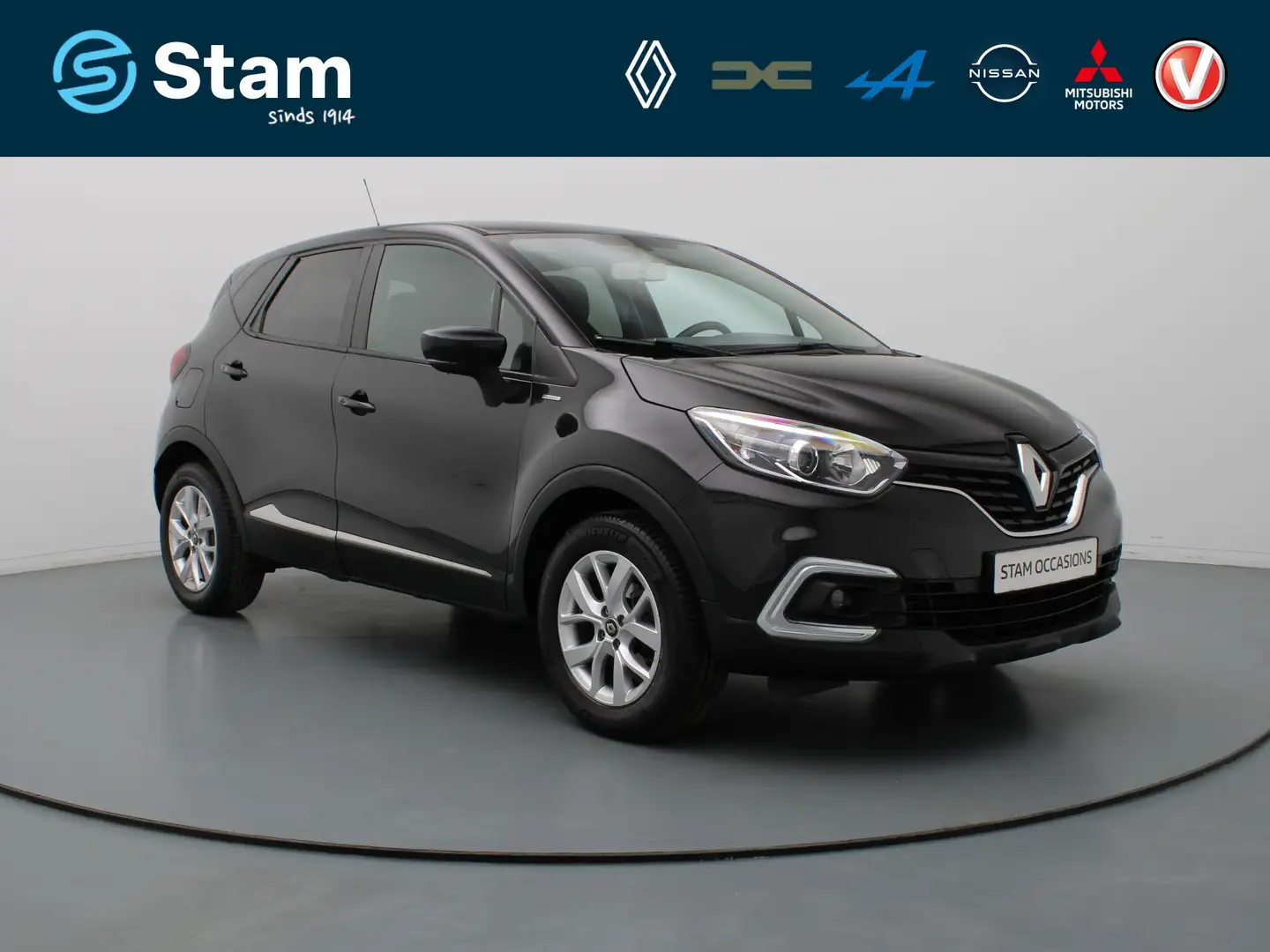 Renault Captur TCe 90pk Limited Navi | Cruise | Carplay | Parkeer Noir - 1