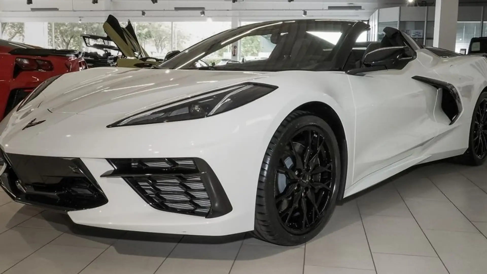 Chevrolet Corvette Stingray Convertible 6.2 V8 3LT Blanc - 2