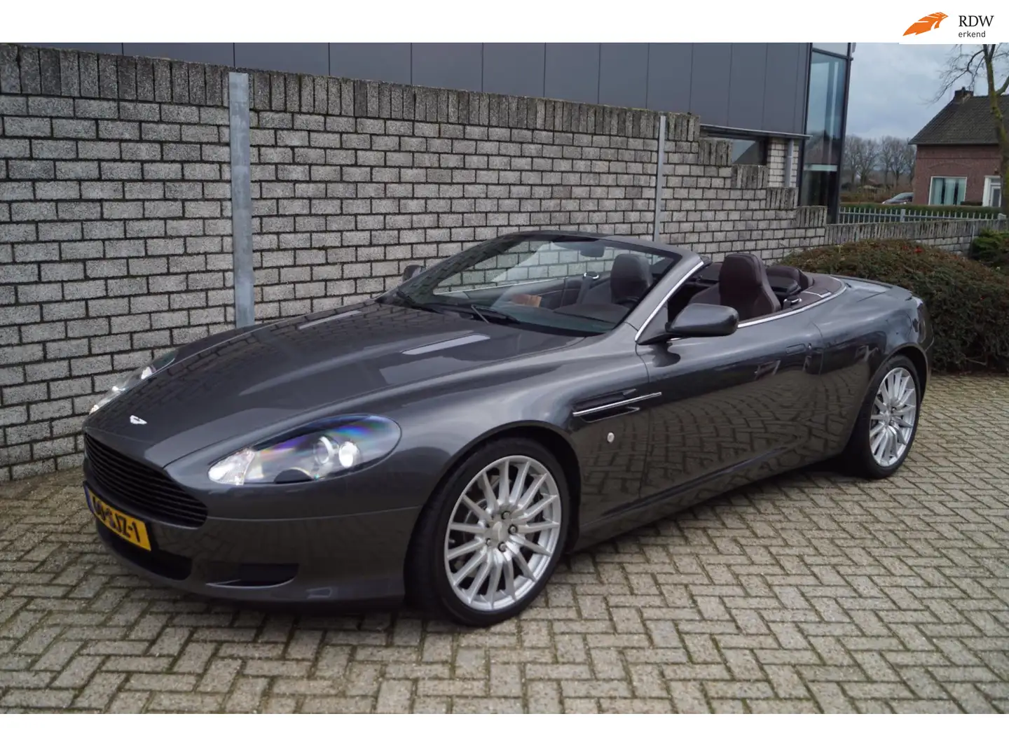 Aston Martin DB9 Volante 5.9 V12 Touchtronic Leder Navi Xenon Stoel Gris - 1
