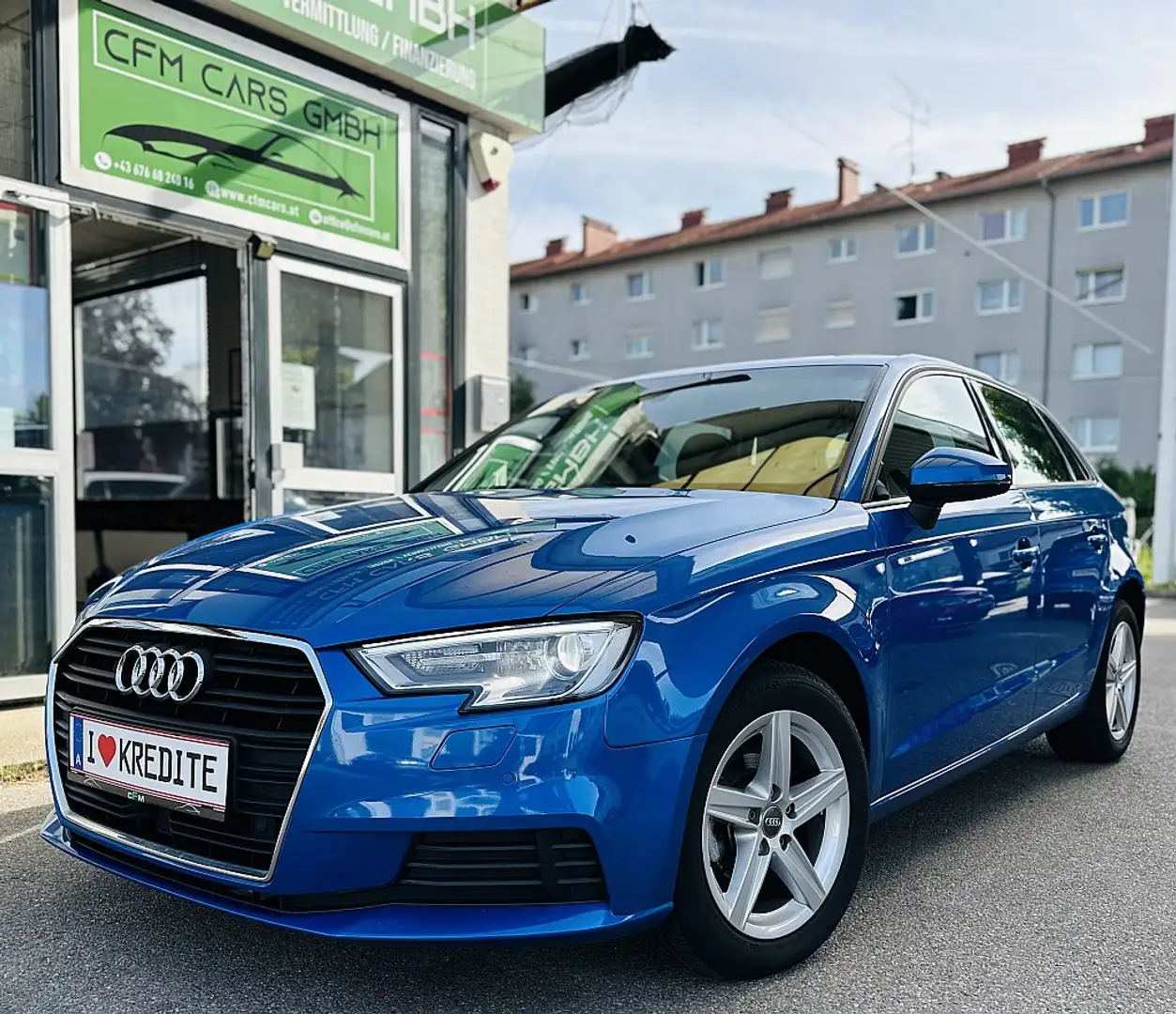Audi A3 SB 30 TDI S-tronic sport Blau - 1