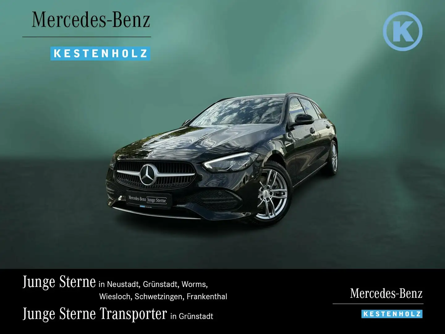 Mercedes-Benz C 200 C 200 d T KAMERA+EASYP+TEMPO+SITZHZ+SPUR/BREMS Schwarz - 1