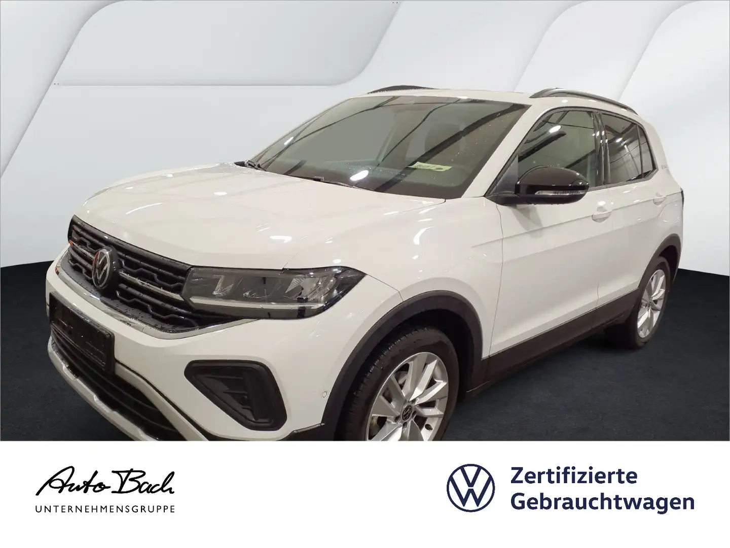 Volkswagen T-Cross 1.0 TSI DSG Goal, Navi, App-Connect, AHK Weiß - 1