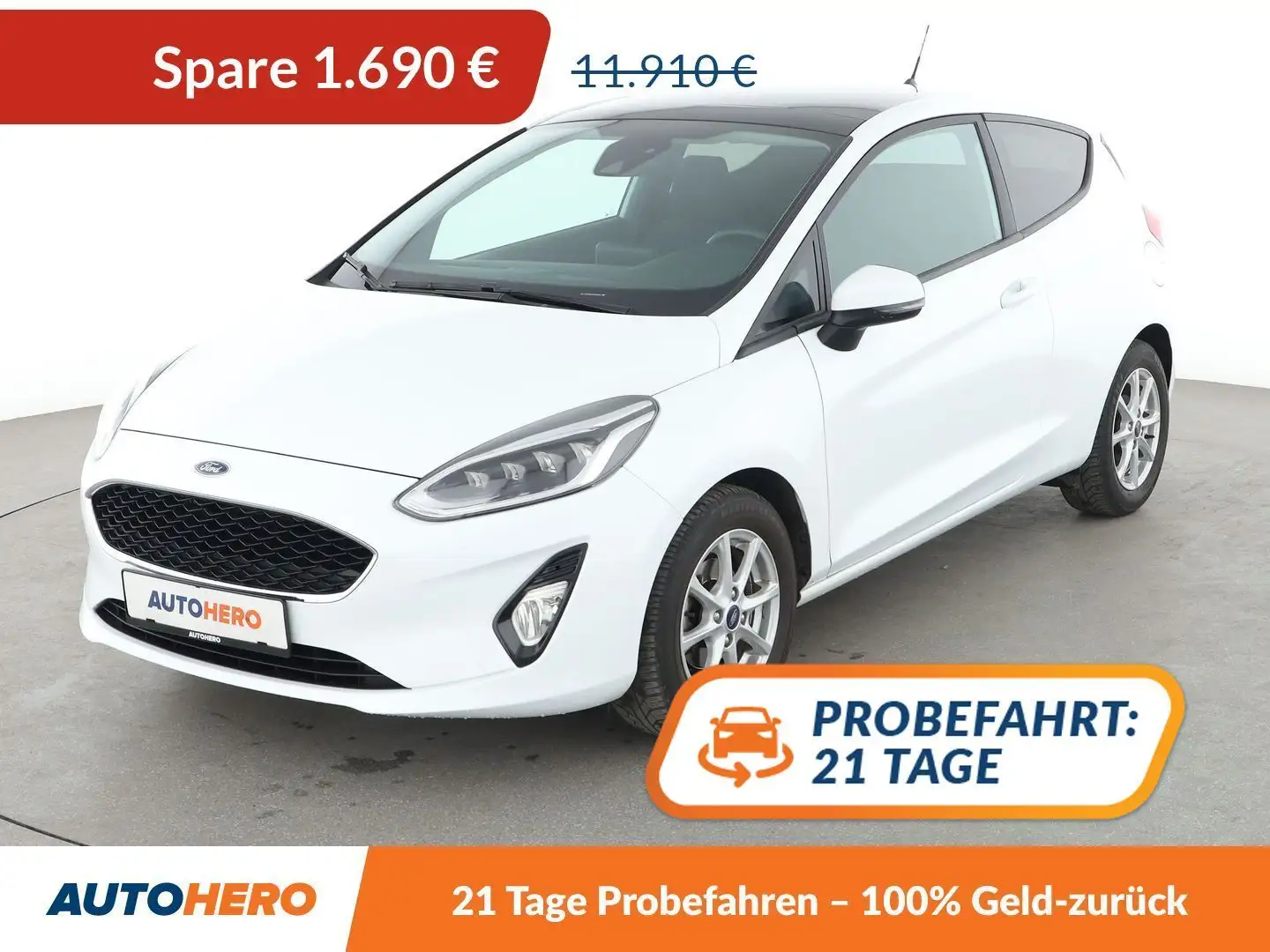 Ford Fiesta 1.0 EcoBoost Cool&Connect*NAVI*LED*PDC*SHZ* Weiß - 1
