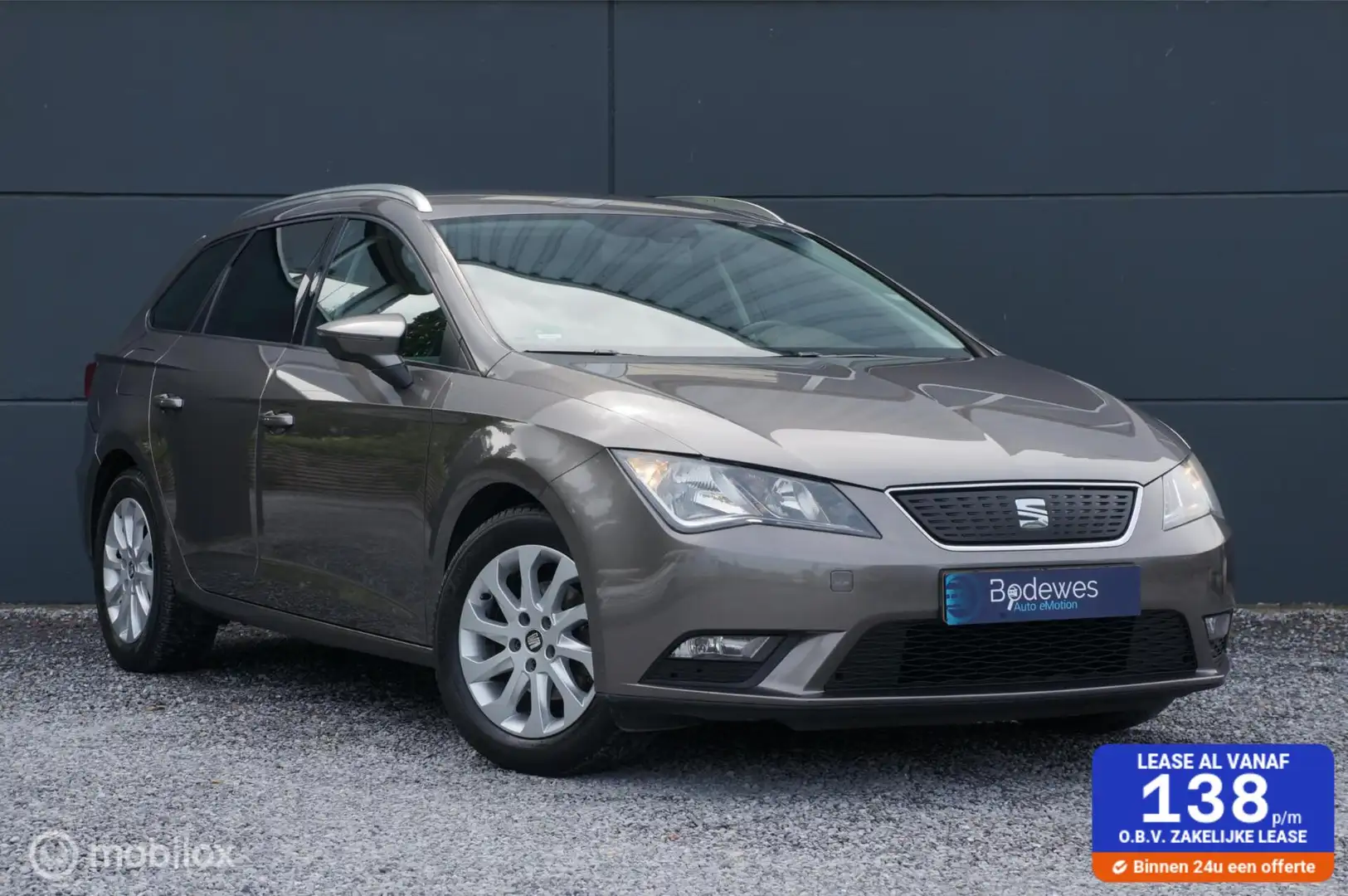 SEAT Leon ST 1.0 EcoTSI Style Connect Apple/Android Navi ! Grijs - 1