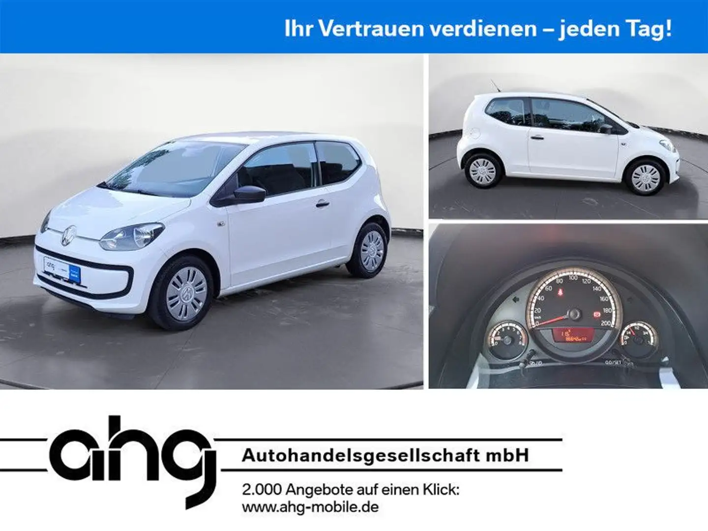 Volkswagen up! BlueMotion Technology take up! Klima Weiß - 1
