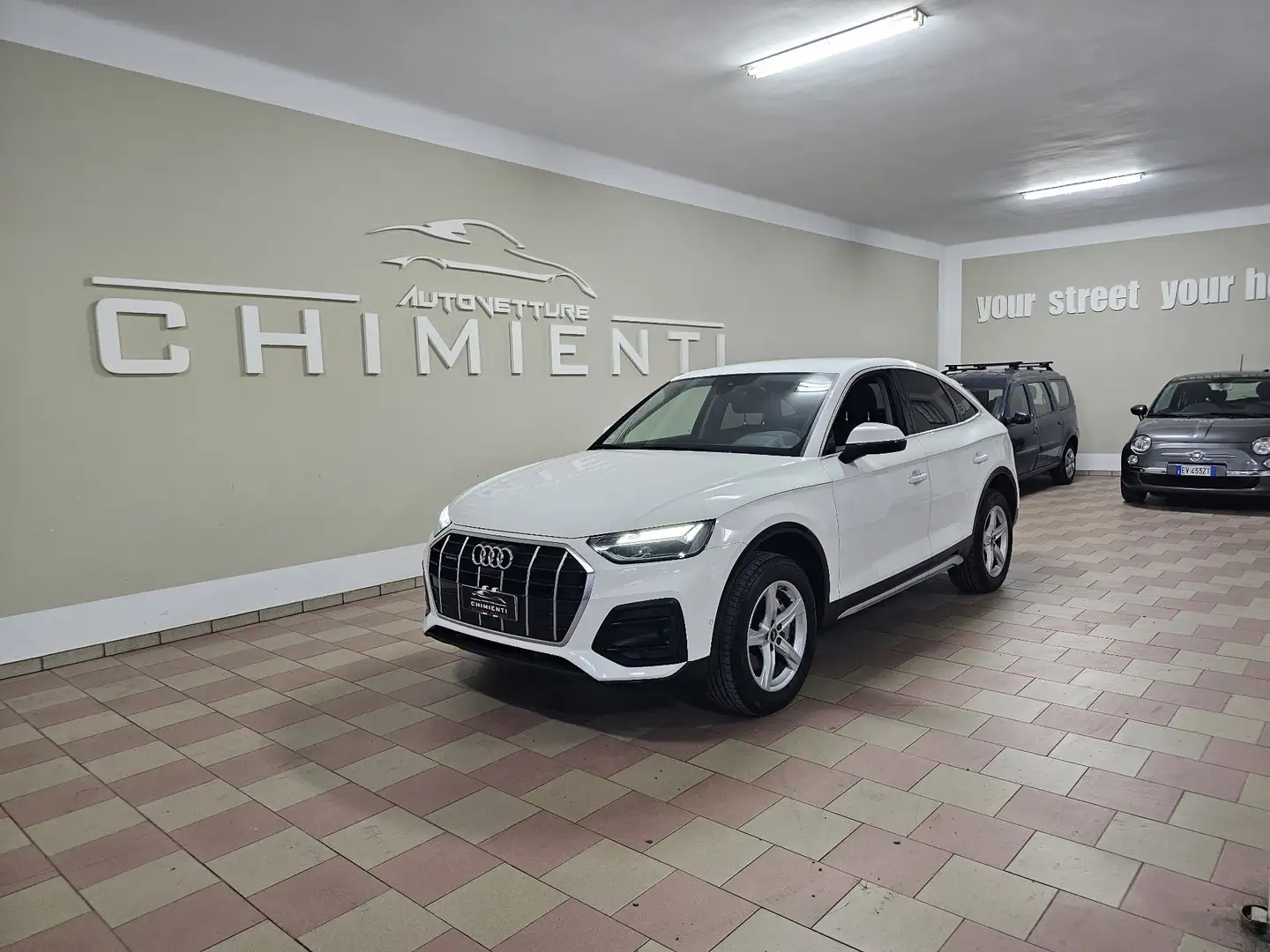 Audi Q5 Q5 Sportback 40 2.0 tdi mhev 12V Advanced -tronic Bianco - 1