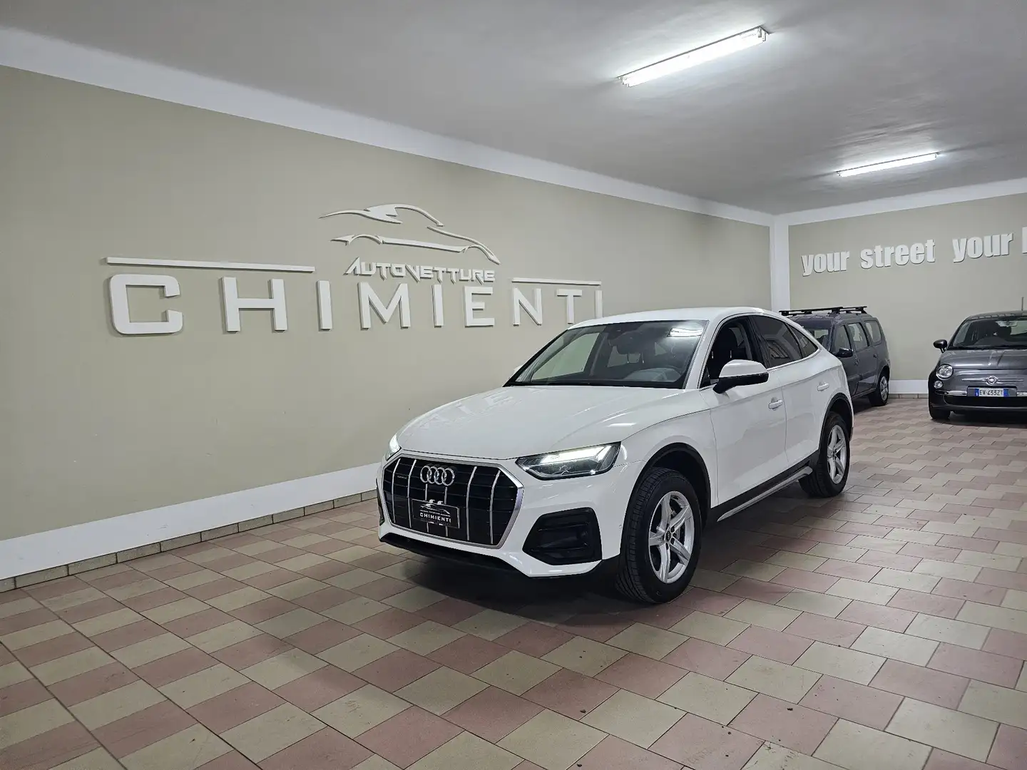 Audi Q5 Q5 Sportback 40 2.0 tdi mhev 12V Advanced -tronic Bianco - 2