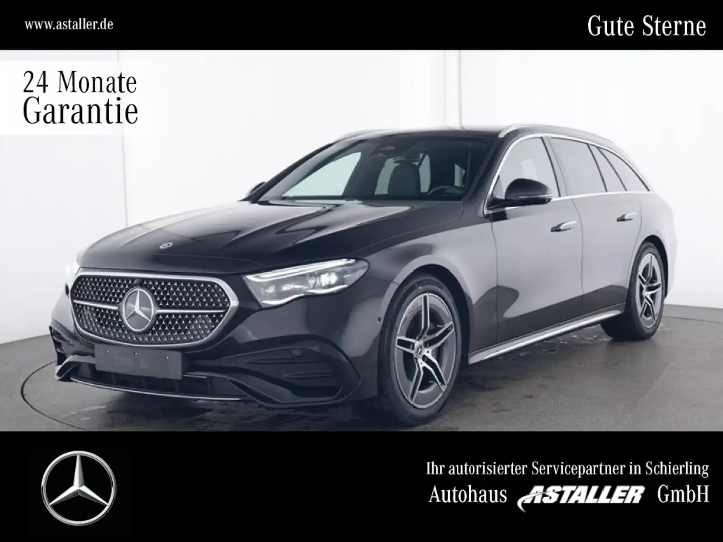 Mercedes-Benz E 450 T d 4M AMG Line 2x LED+MBUX+Pano+AHK+Distr Noir - 1