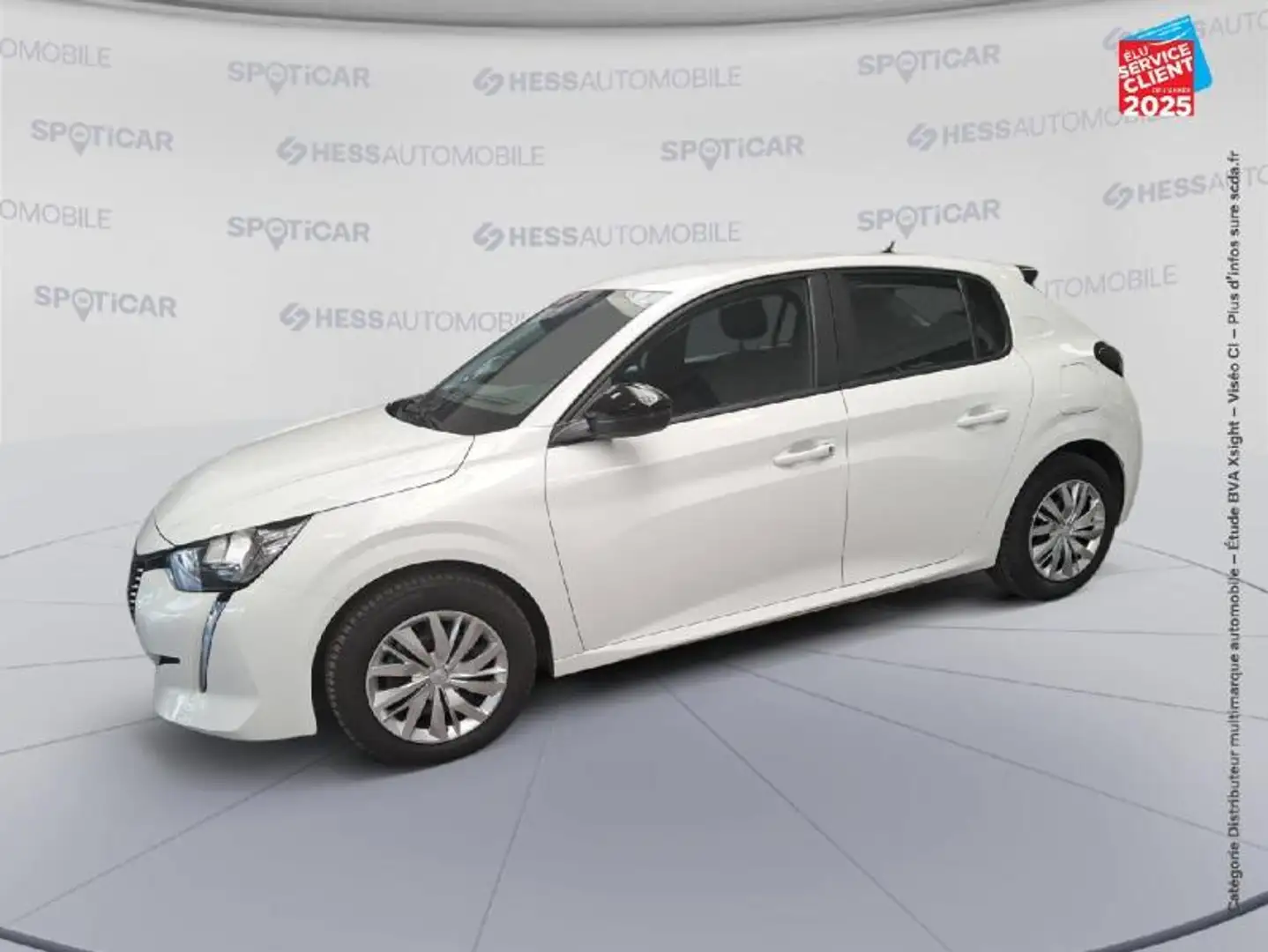 Peugeot 208 1.5 BlueHDi 100ch S/S Active Blanc - 1