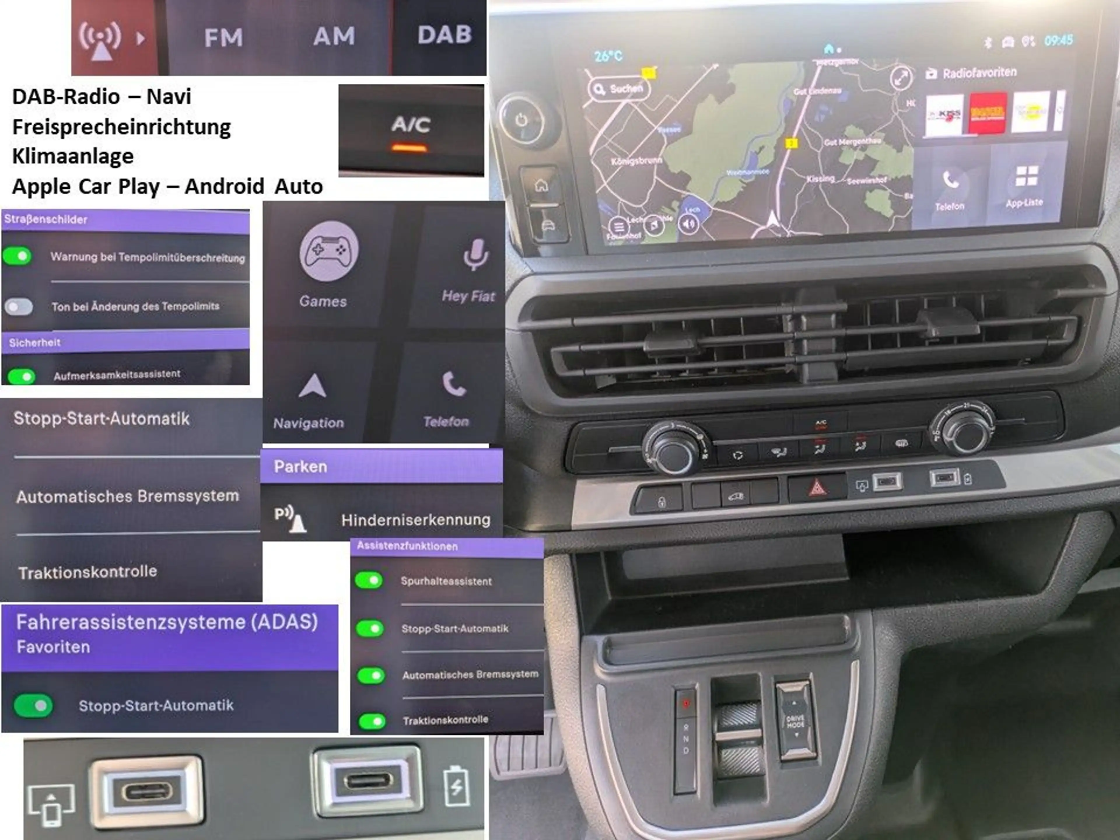 Fiat Scudo L3 Automatik Navi Kamera Licht Regen Tempo — photo 15