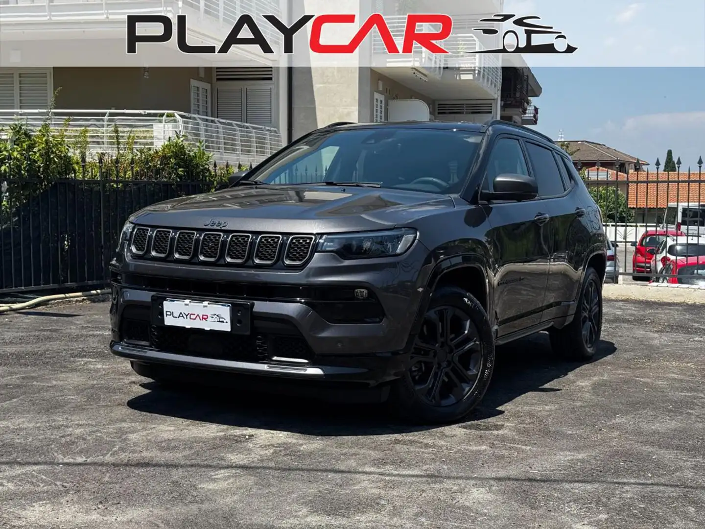 Jeep Compass 1.3 TURBO T4 190CV PHEV 4XE 80°ANNIV+NAVI+R.CAM36 Grigio - 1