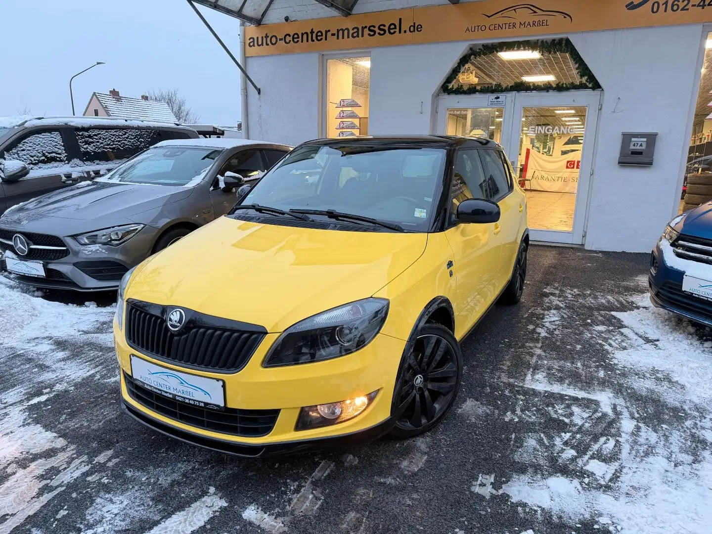 Skoda Fabia Monte Carlo SHZ/ALU/TEMPOMAT/SPORT Jaune - 1