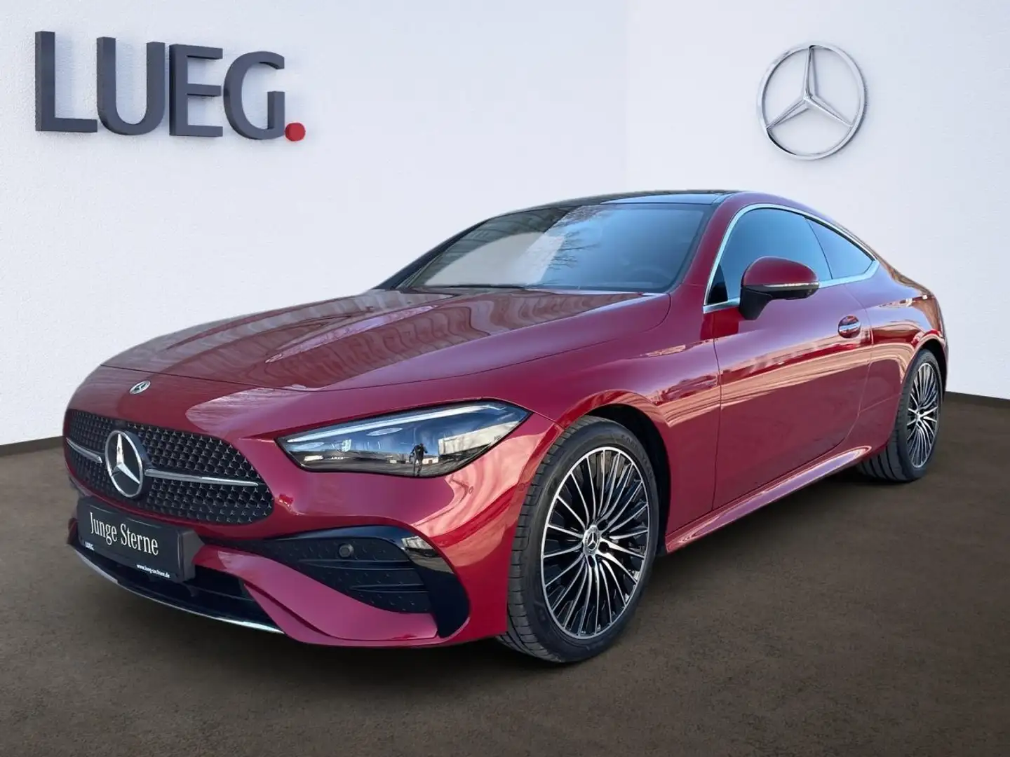 Mercedes-Benz CLE 300 4M Coupé AMG+DISTRONIC+PANODACH+LENKRADH Червоний - 2