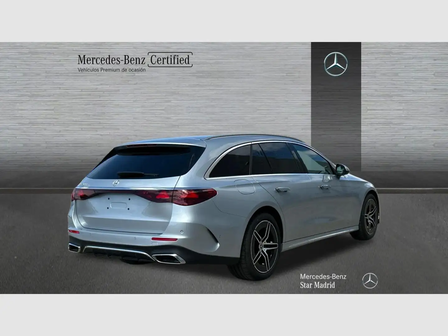 Mercedes-Benz E 300 con tecnología hibrida EQ Estate Plateado - 2