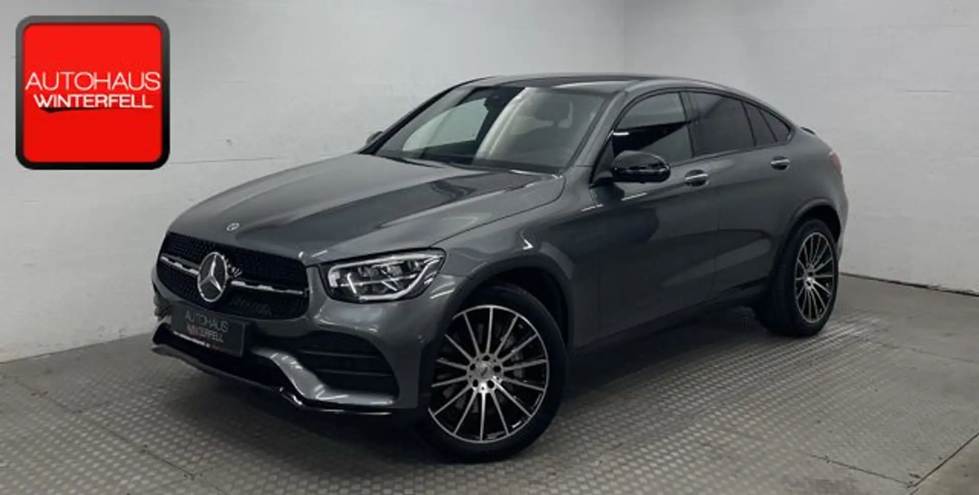 Mercedes-Benz GLC 400 d Coupe 4M AMG NIGHT DIGITAL+MEMO+360+ Gris - 1