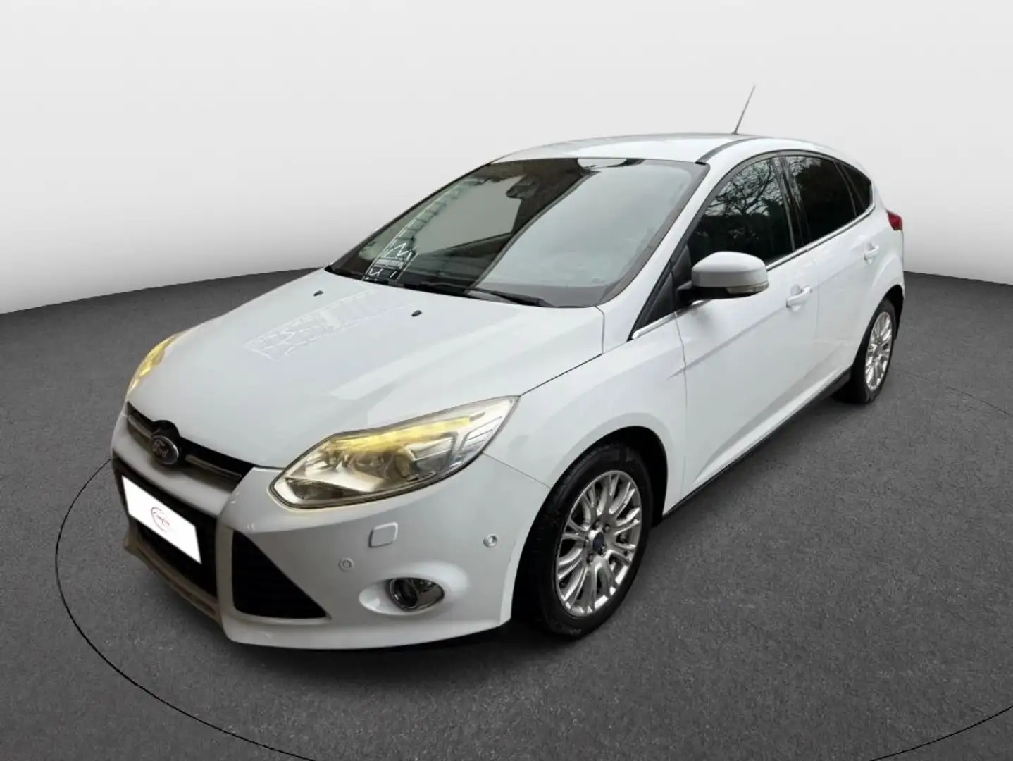 Ford Focus 1,6TDC Titanium-Leder-ACC-Navi-Abtempo-Pdc Blanco - 1